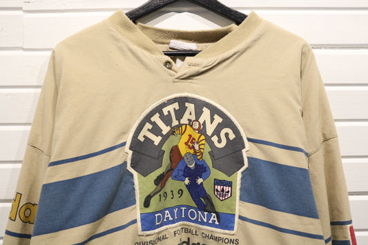 Adidas Titans-Daytona Sweatshirt | Vintage 1939 Graphic Pullover Crewneck | Divisional Football Champions