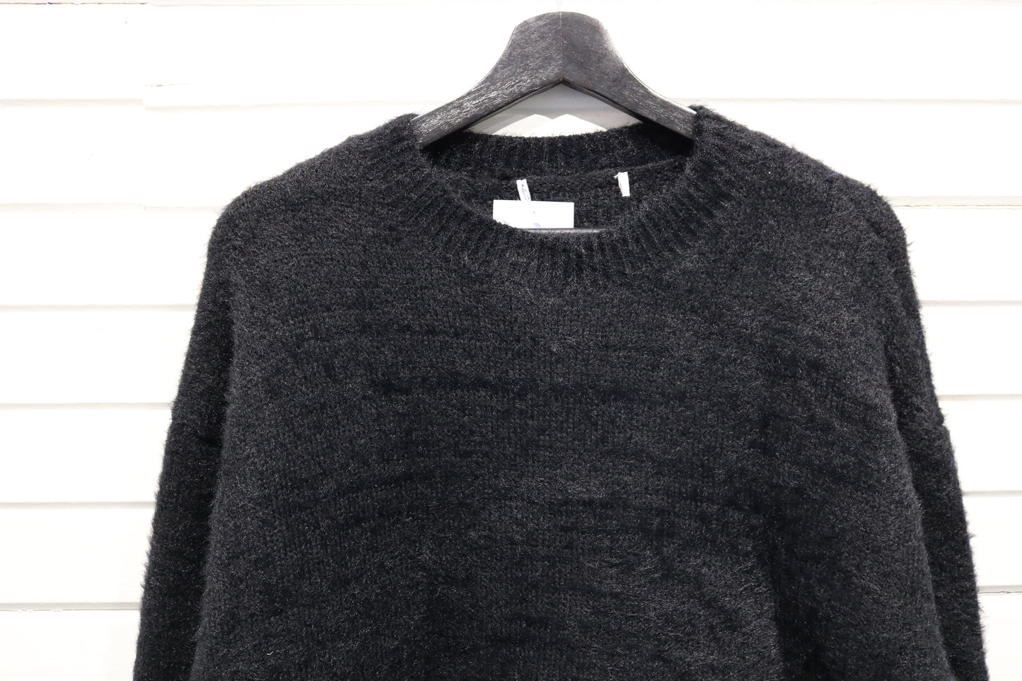 Flame Pattern Sweater | Vintage 2000s Shaggy Knit Crewneck Pullover | Blue Teal Fire Graphic Sweater