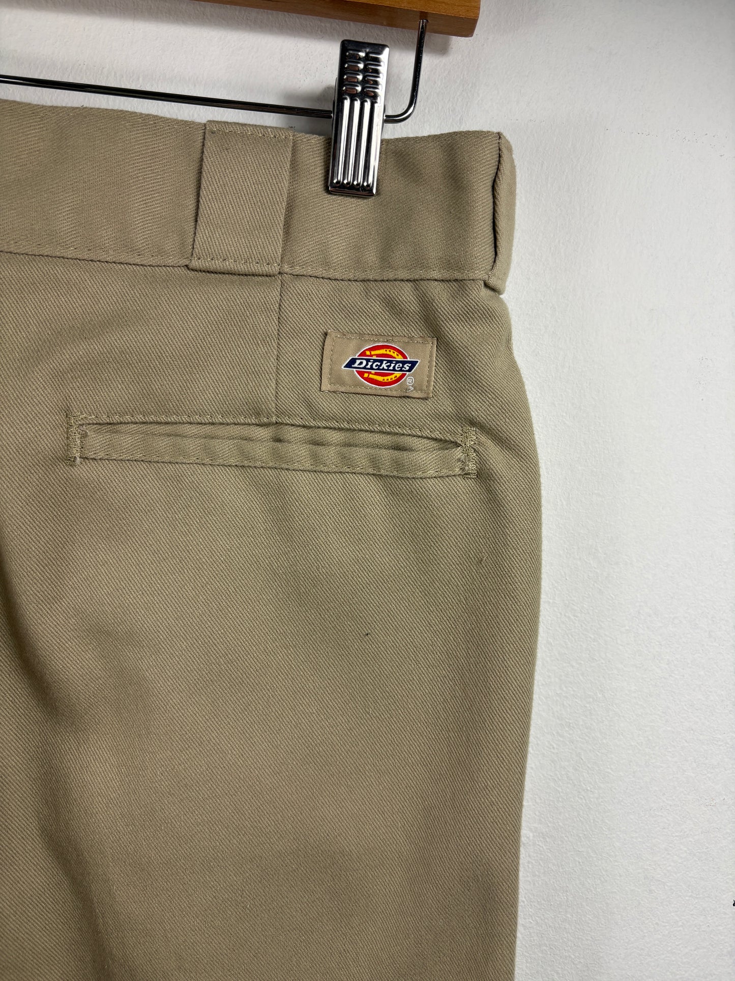 Vintage Dickies Work Pants | Classic 874 Original Fit Straight Leg Trousers | Durable Tan Utility Style