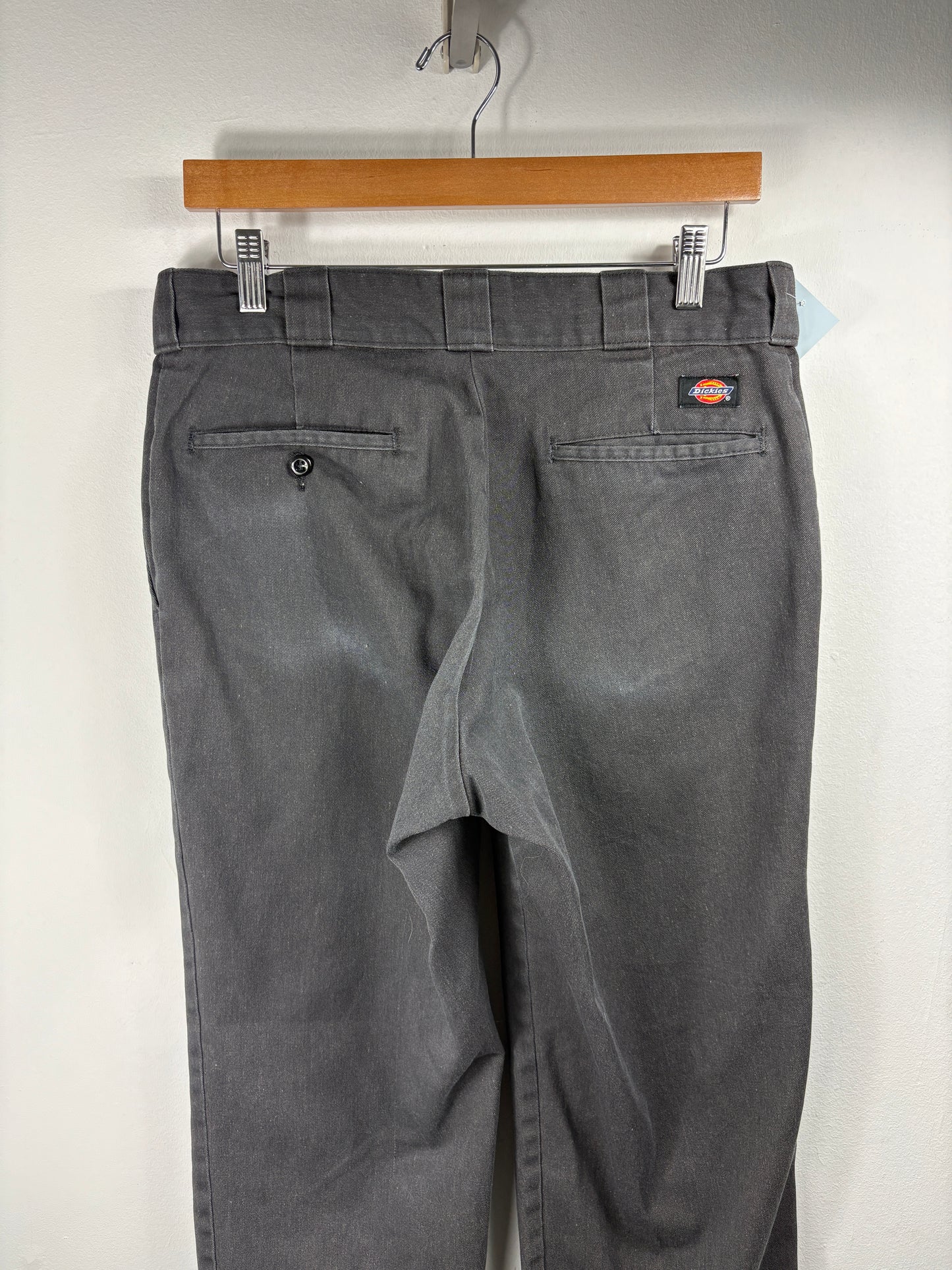 Dickies 874 Original Fit Pants | Vintage Grey Work Trousers Classic Straight-Leg Pants | Durable Utility Menswear