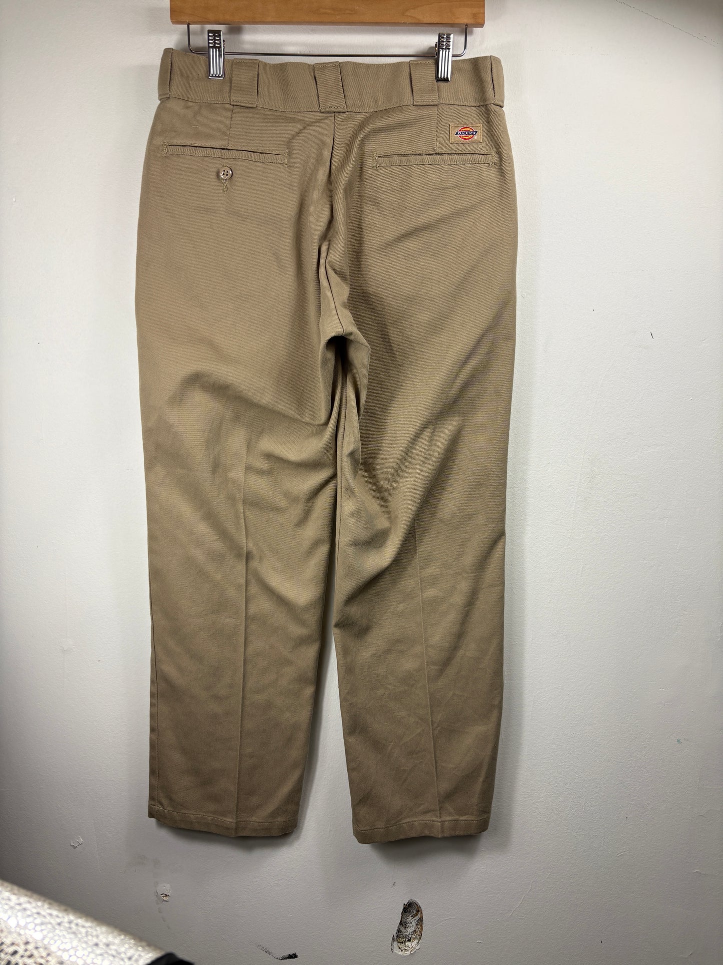 Vintage Dickies Work Pants | Classic Utility Khaki Trouser | Durable Workwear Style