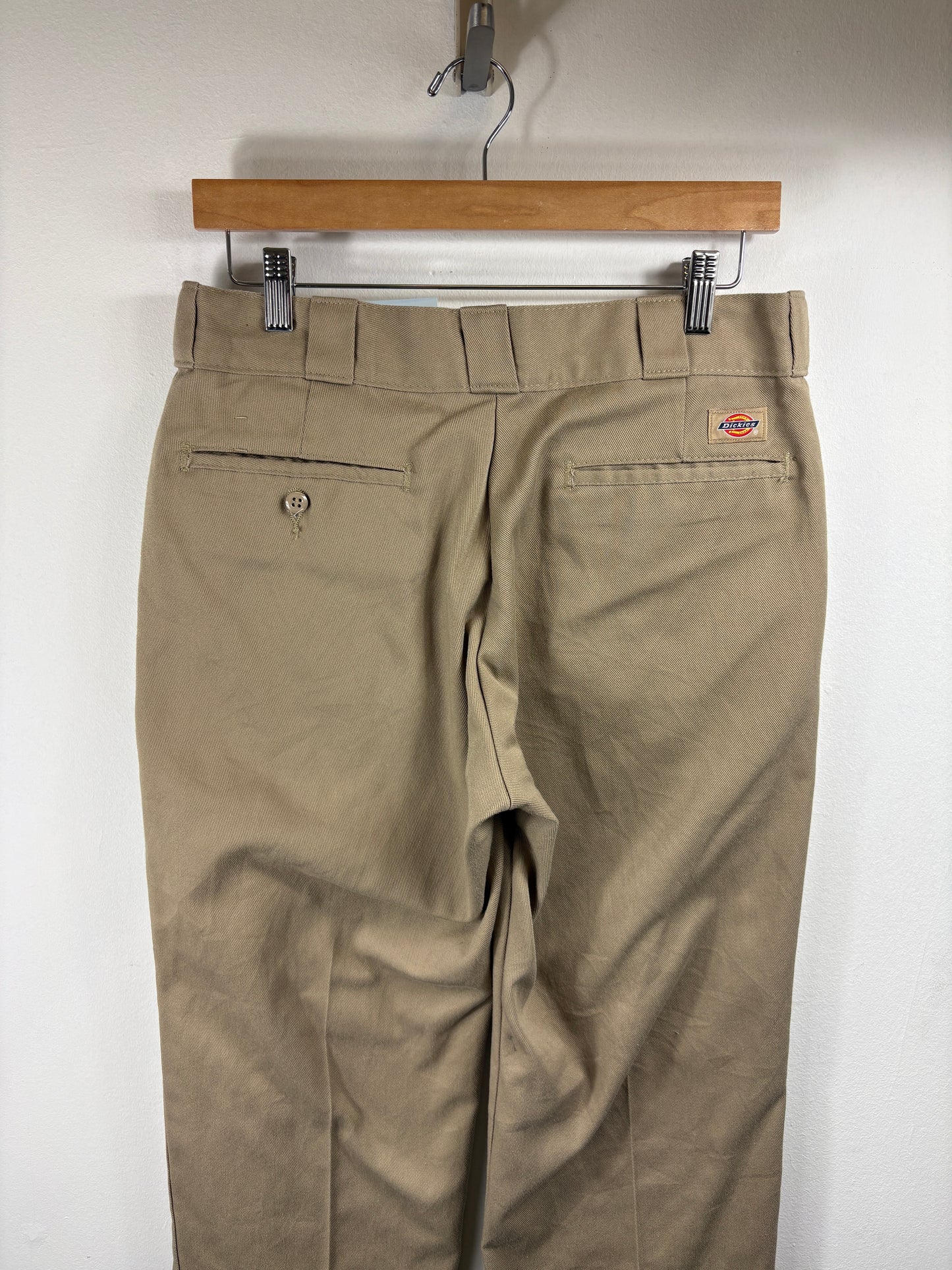 Vintage Dickies Work Pants | Classic Utility Khaki Trouser | Durable Workwear Style