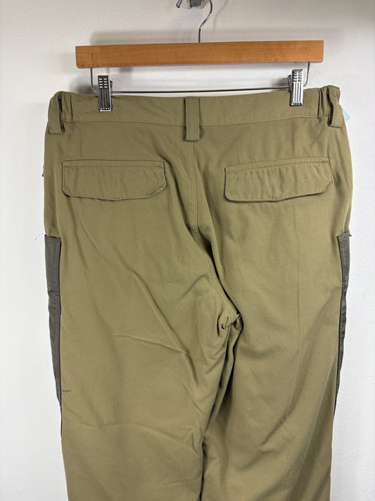 L.L.Bean Outdoor Work Pants | Vintage 2000s Two-Tone Reinforced Utility Trousers | Rugged Hiking Gear