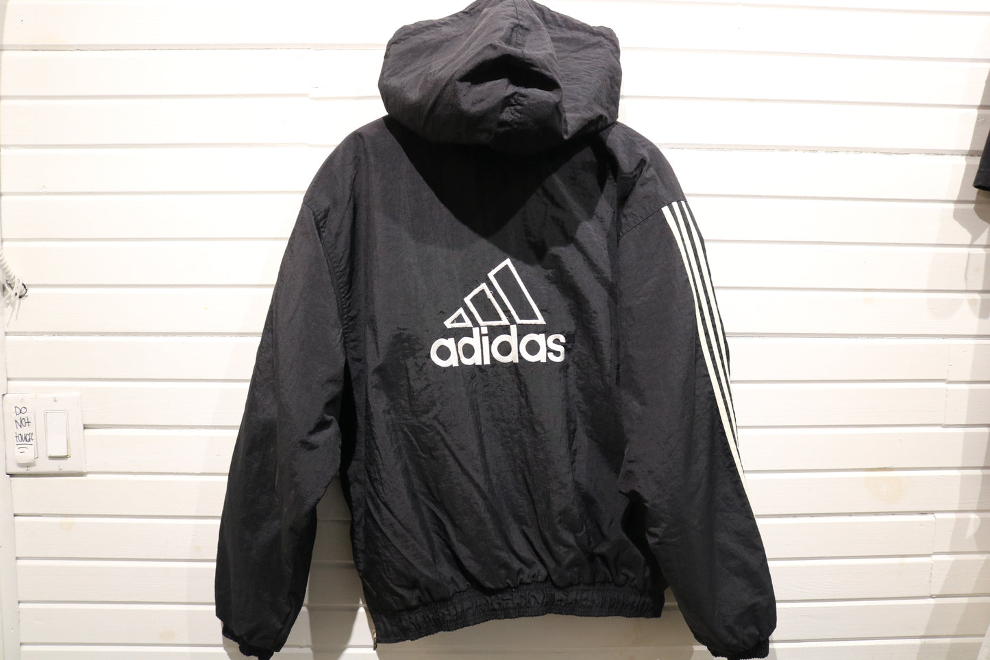 Adidas Jacket | Vintage 90s Hooded Windbreaker | Classic Sports Outerwear