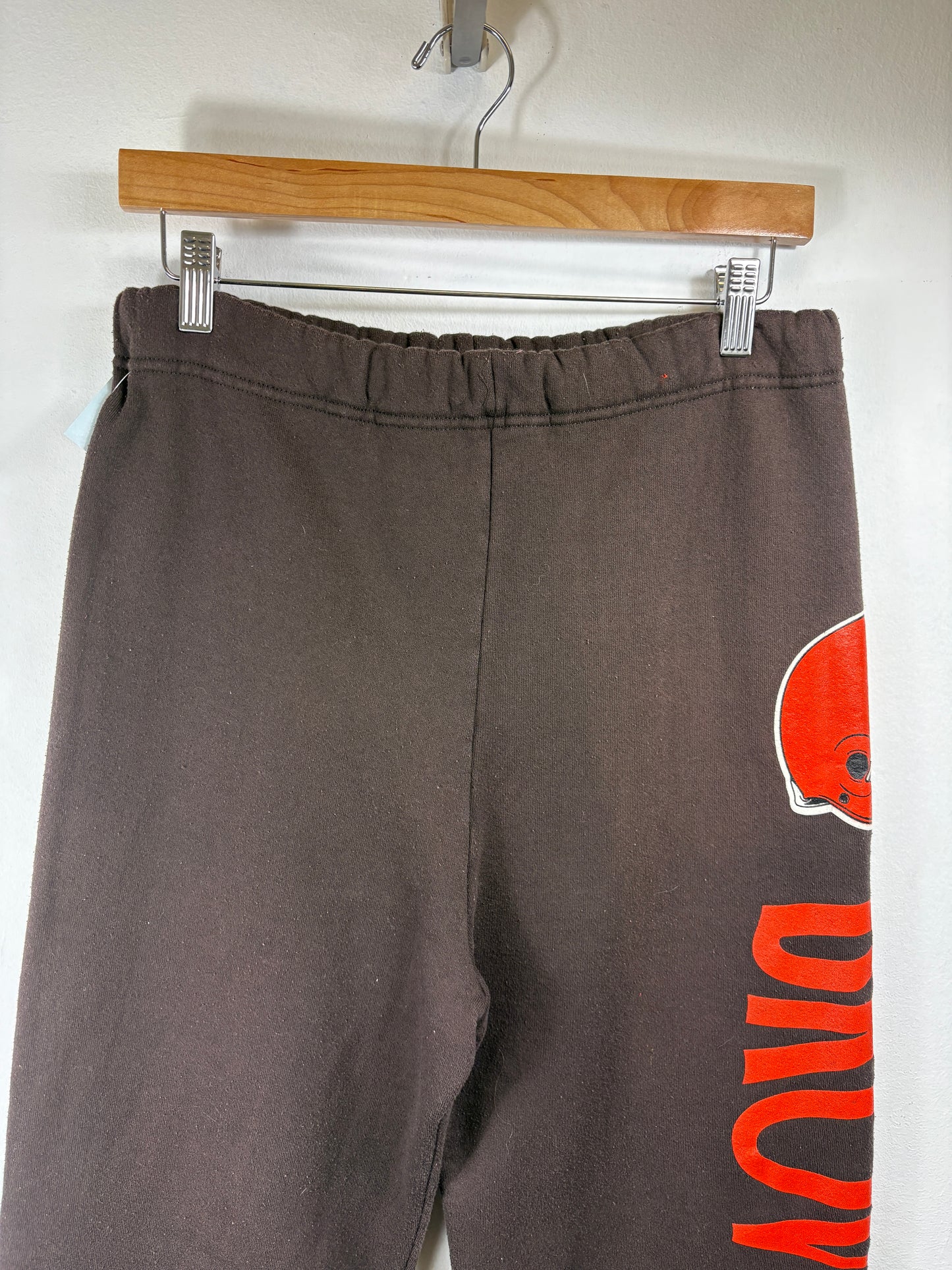 Cleveland-Browns Sweatpants | Vintage 90s NFL Football Joggers | Team Logo Brown Pants