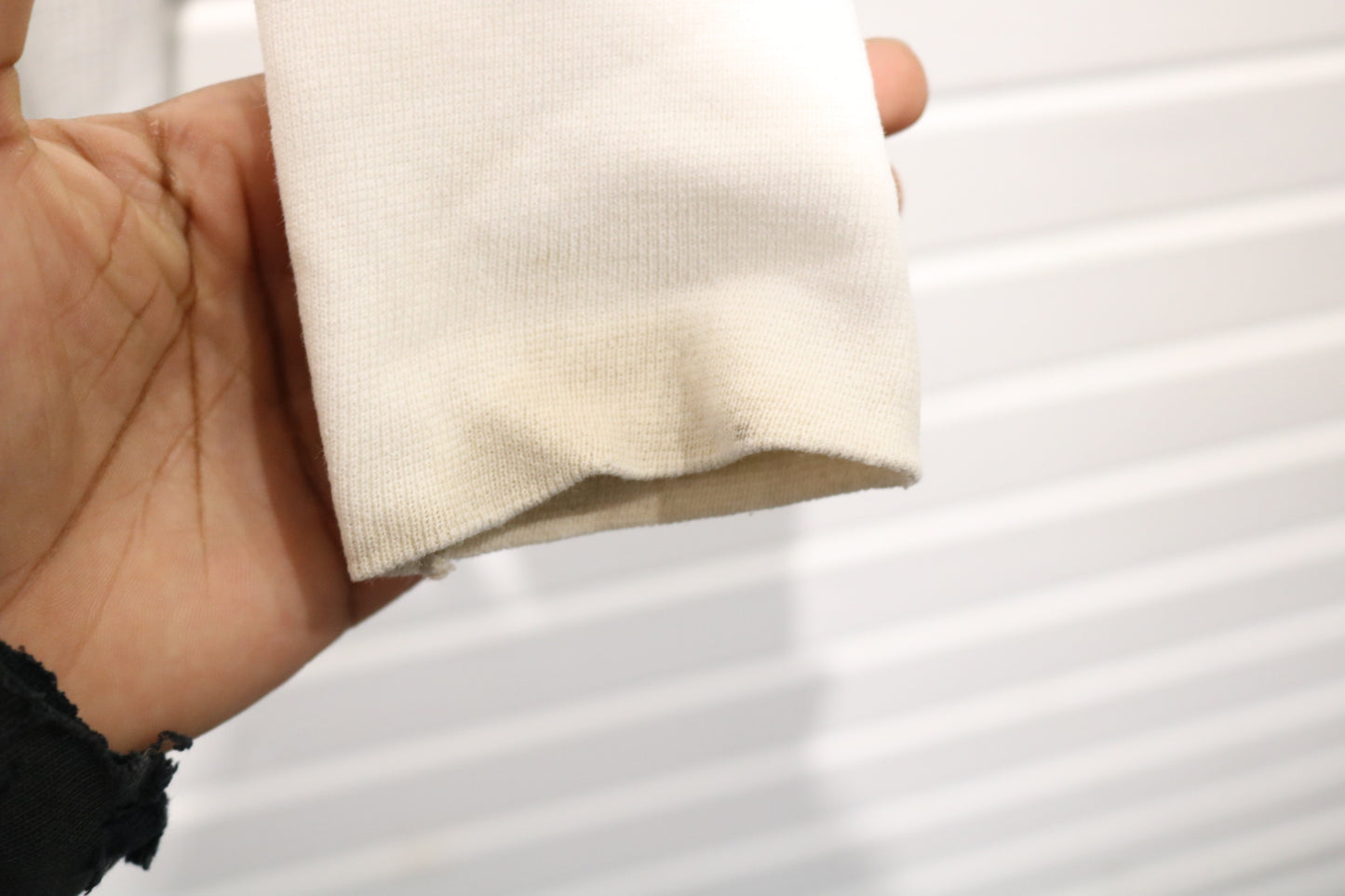 Cherokee Waffle Knit Shirt | Vintage Long Sleeve Thermal Top | Classic White Winter Layer