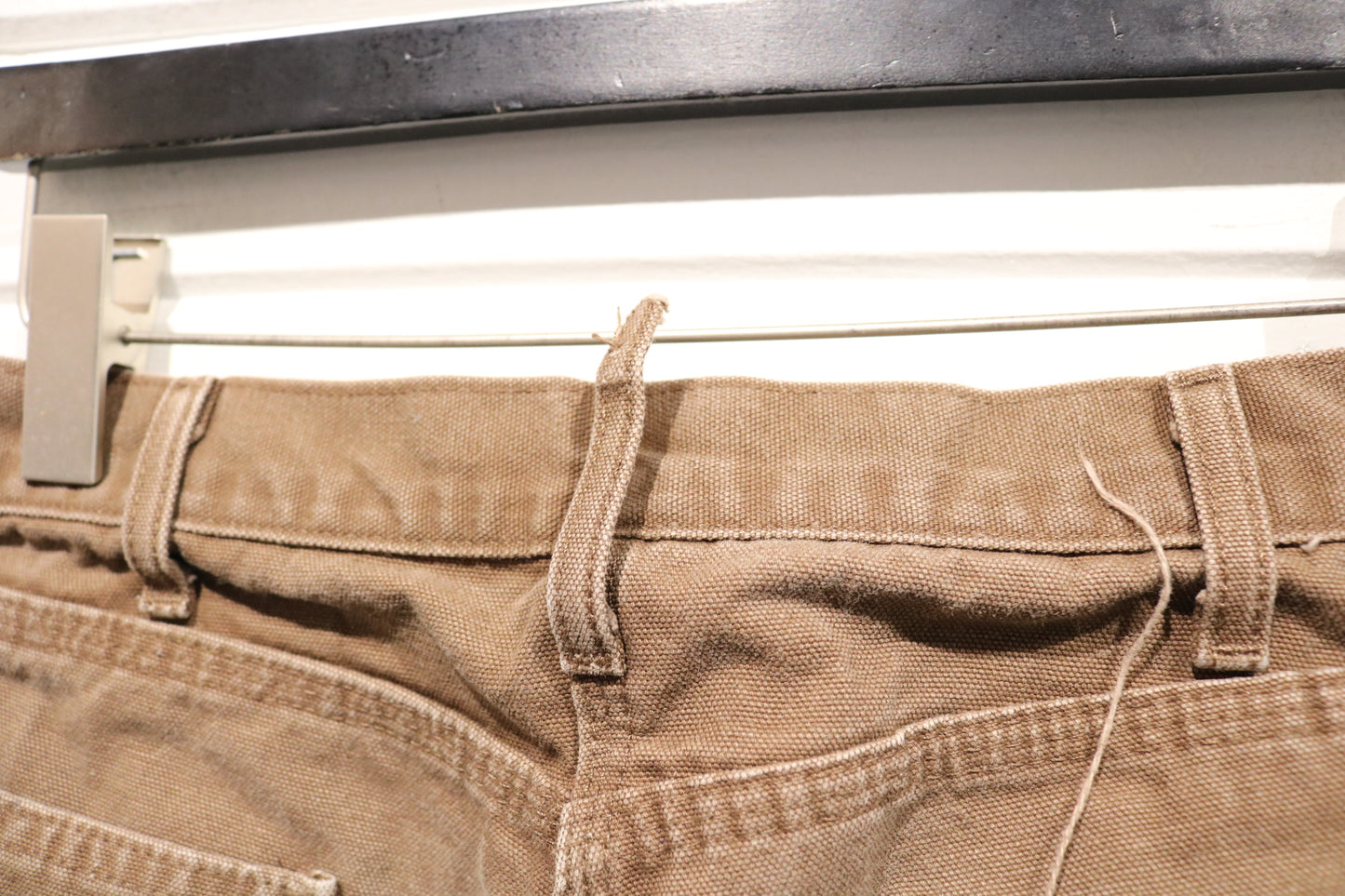 Dickies Carpenter Pants | Vintage Workwear Utility Canvas Trouser | Distressed Brown Pants