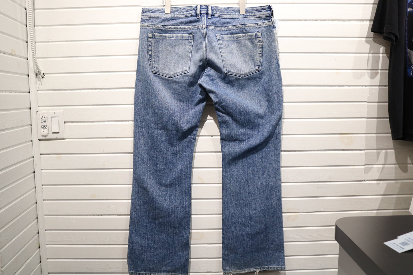 Diesel Jeans | Vintage 2000s Straight-Leg Denim Pants | Classic Blue Italian Made Trousers
