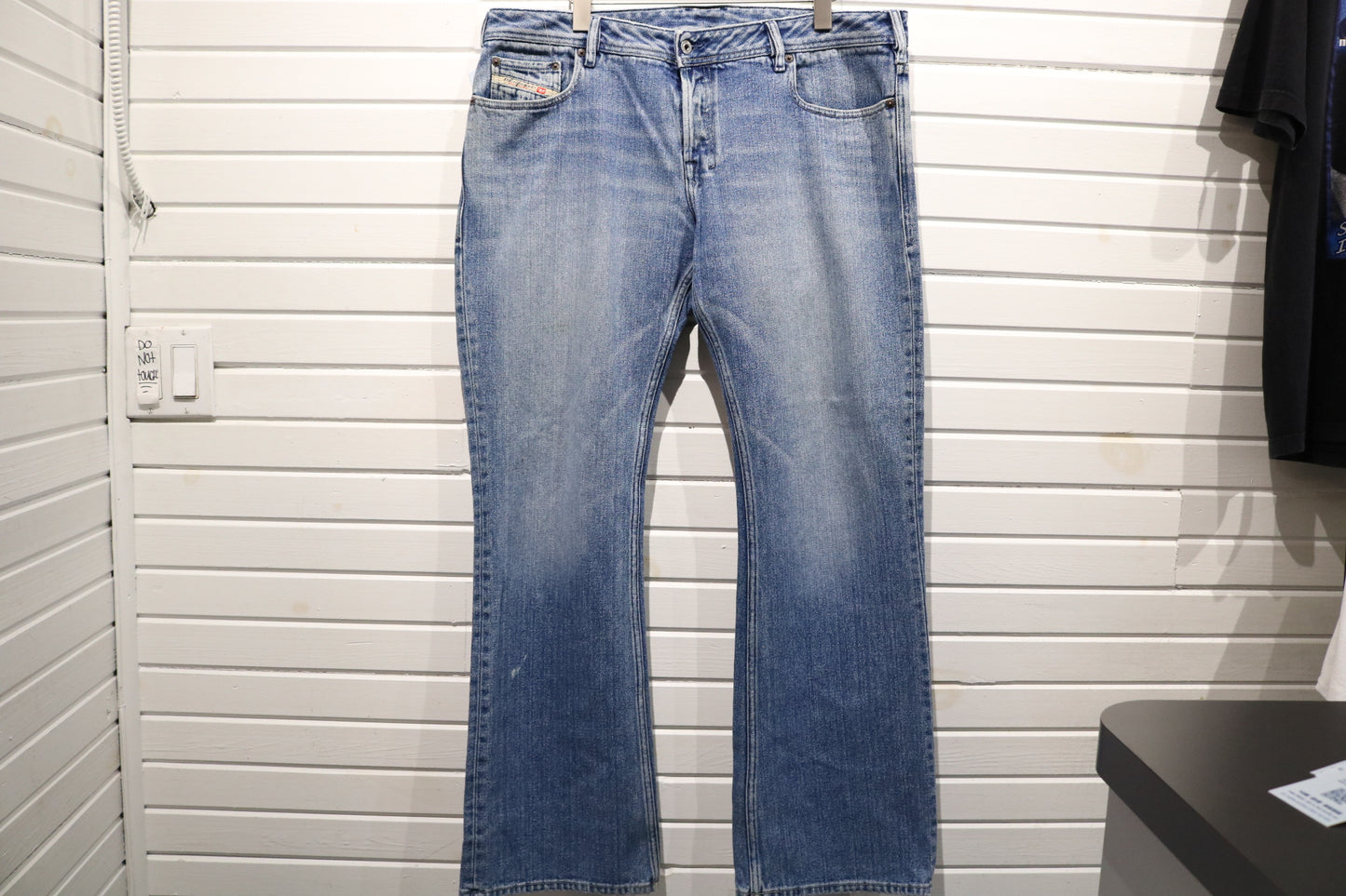 Diesel Jeans | Vintage 2000s Straight-Leg Denim Pants | Classic Blue Italian Made Trousers