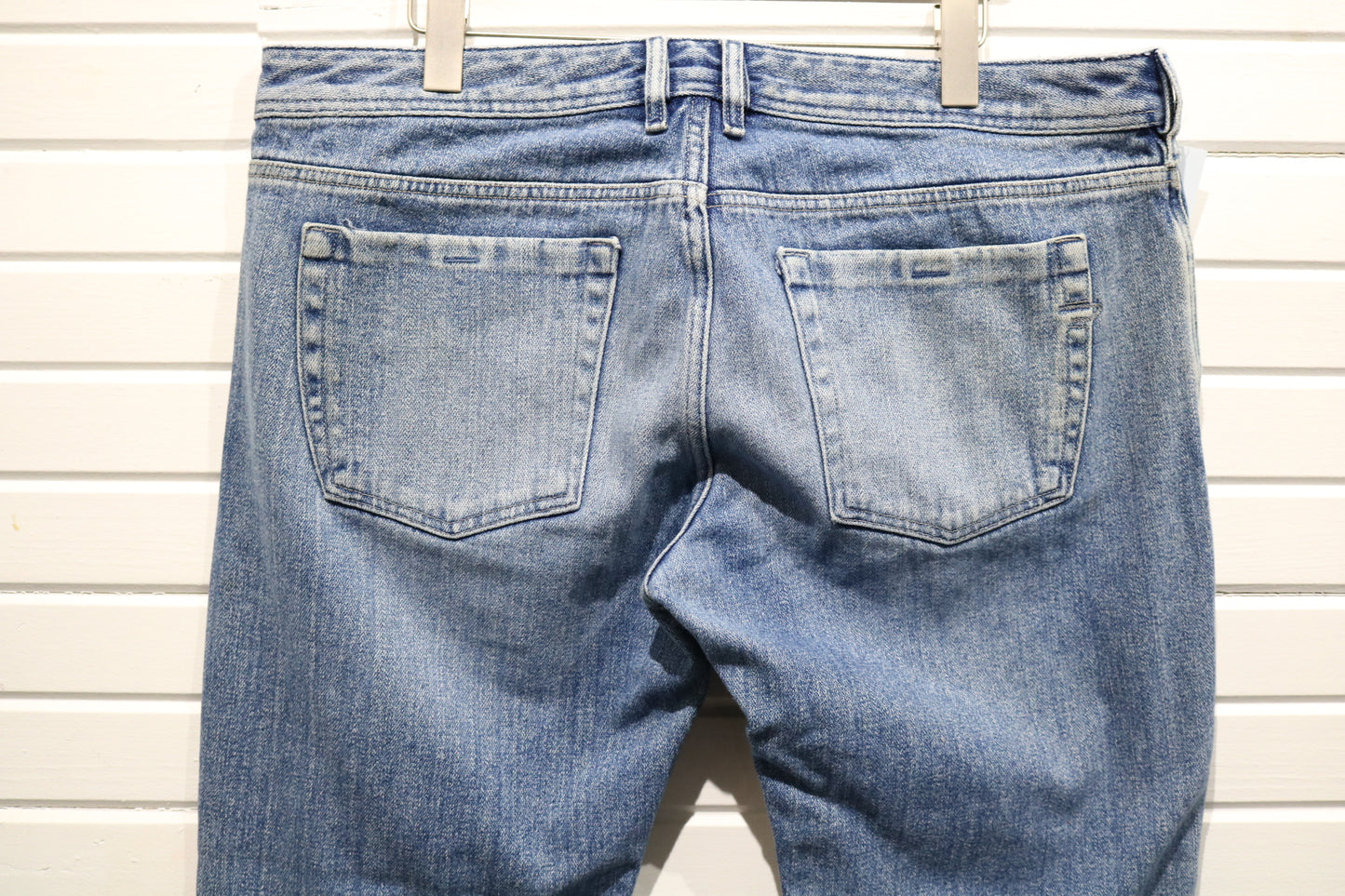 Diesel Jeans | Vintage 2000s Straight-Leg Denim Pants | Classic Blue Italian Made Trousers