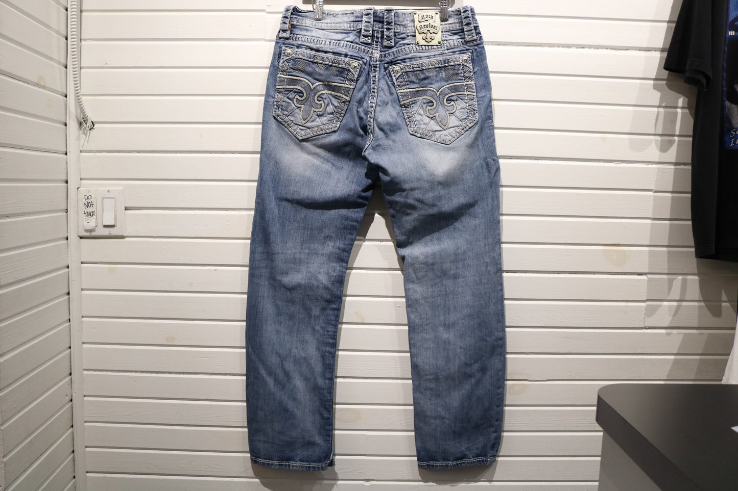 Rock-Revival Jeans | Vintage 2000s Embroidered Straight-Leg Denim Pants | Men’s Retro Fashion