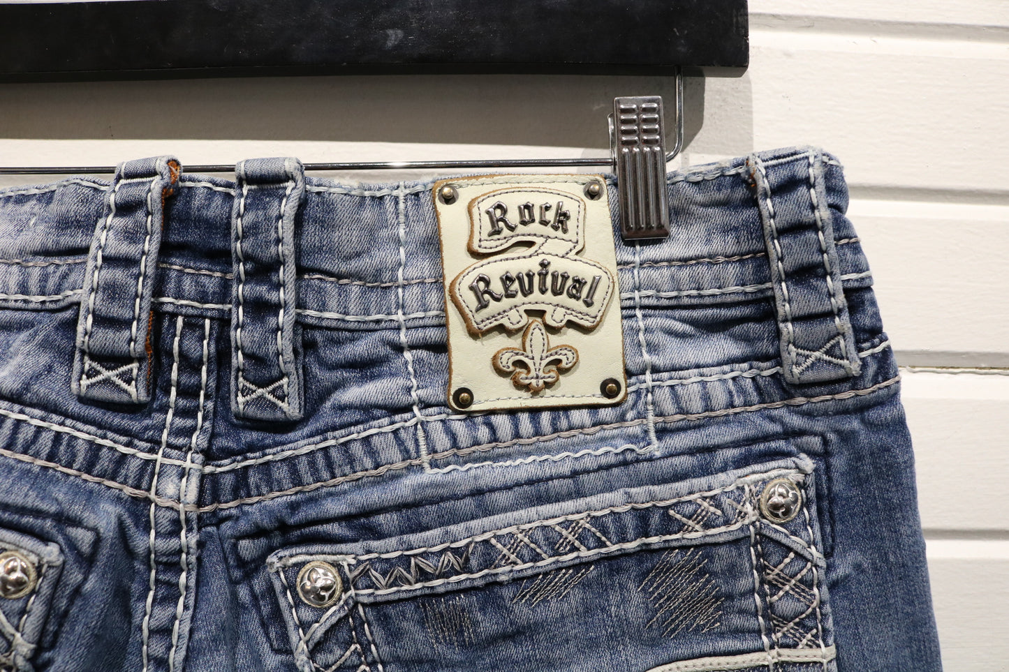 Rock-Revival Jeans | Vintage 2000s Embroidered Straight-Leg Denim Pants | Men’s Retro Fashion