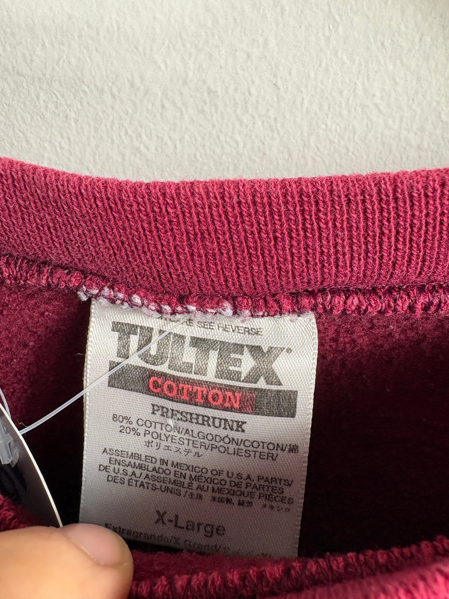 Harvard-University Crest Sweatshirt | Vintage 90s Collegiate Pullover Crewneck | Classic Maroon College Sweater