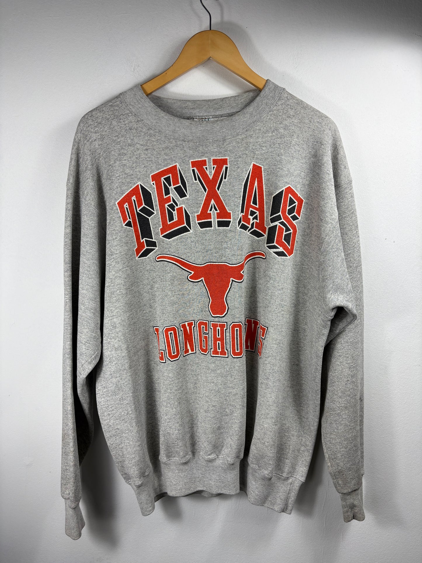 Texas-Longhorns Sweater | Vintage 90s Collegiate Crewneck Sweatshirt | University Sports Fan Apparel
