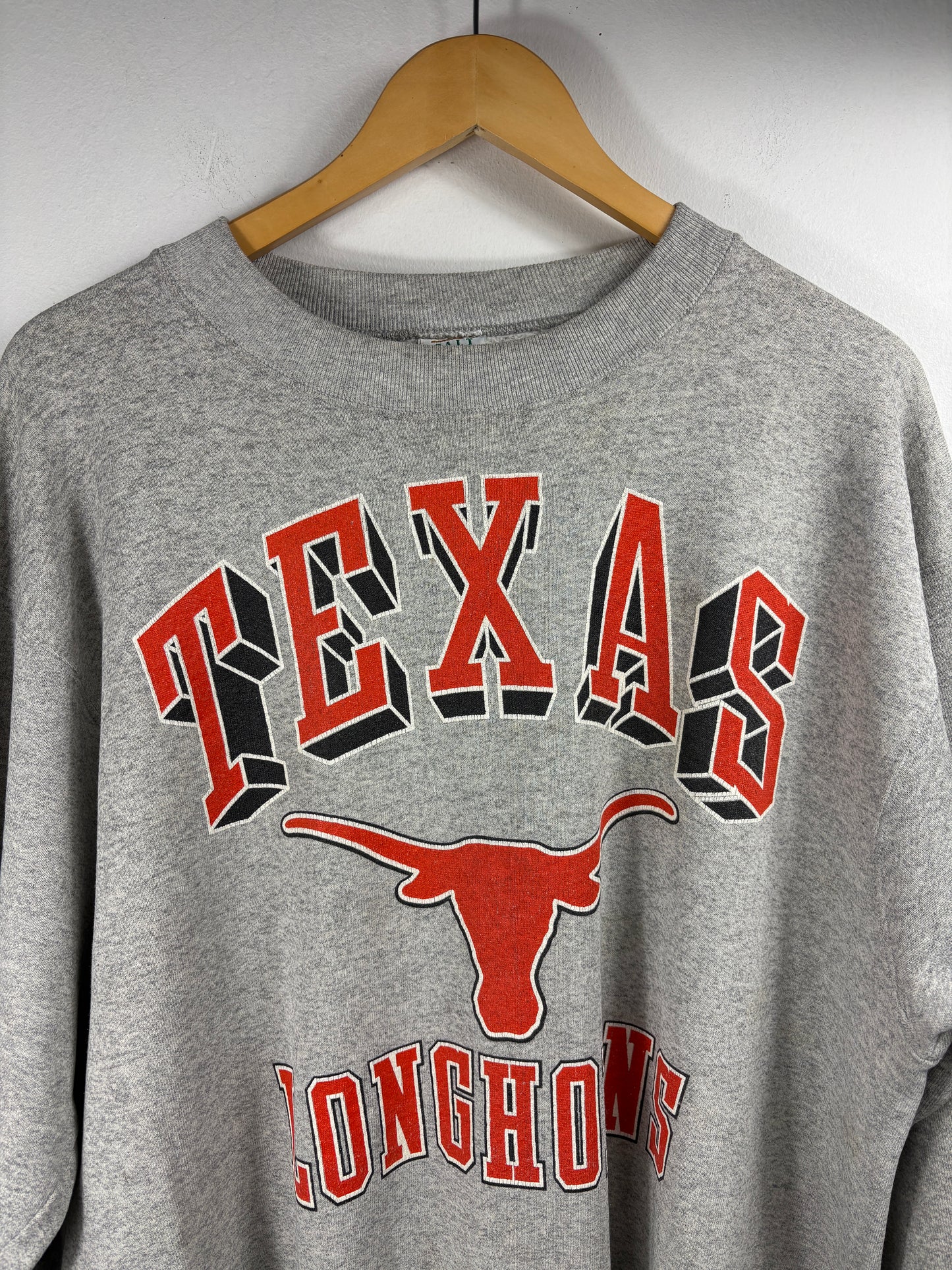Texas-Longhorns Sweater | Vintage 90s Collegiate Crewneck Sweatshirt | University Sports Fan Apparel