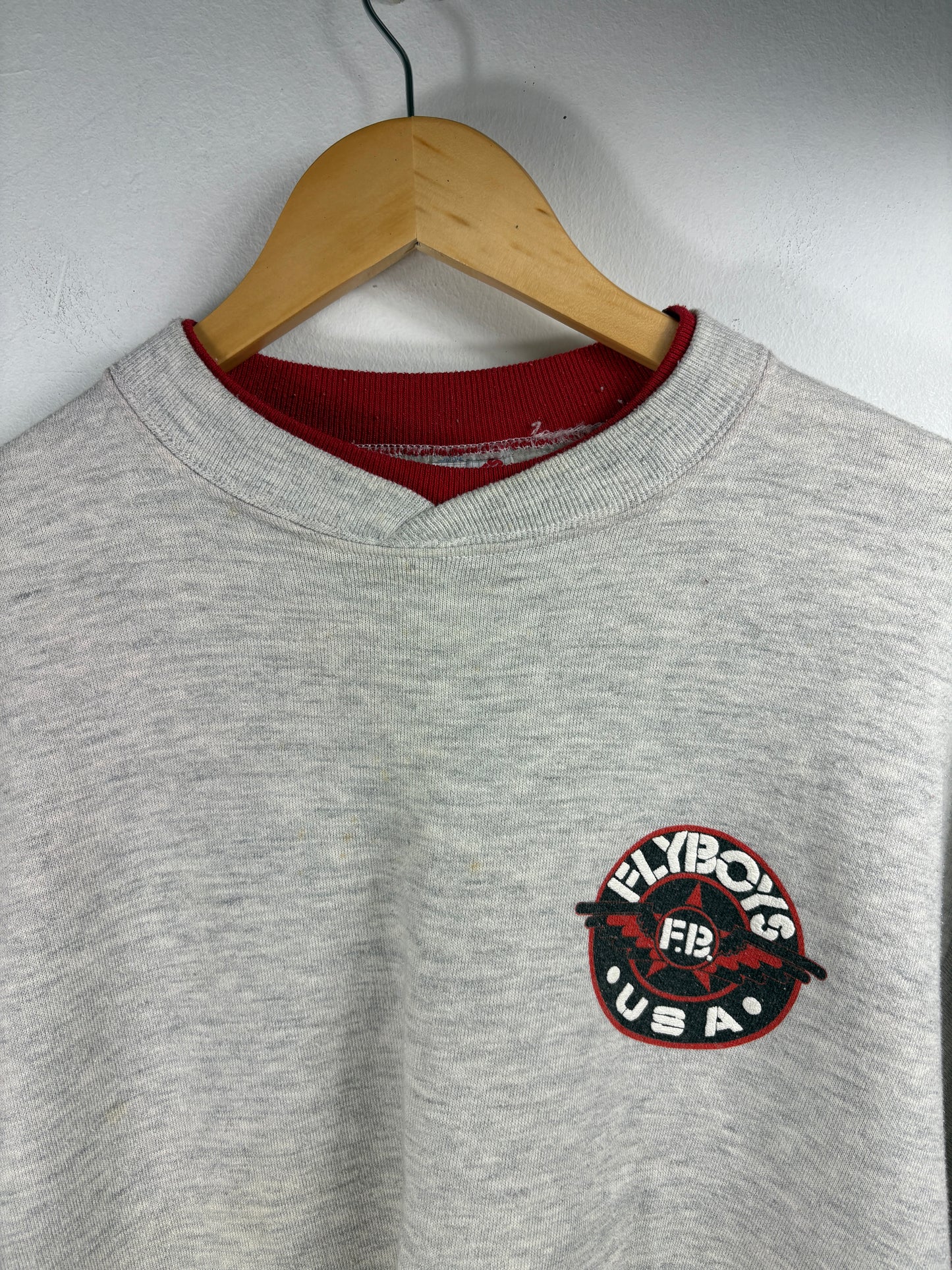 Flyboys P-40 Wildcats Sweatshirt | Vintage 90s Fighter Plane Graphic Pullover | Aviation Crewneck Sweater