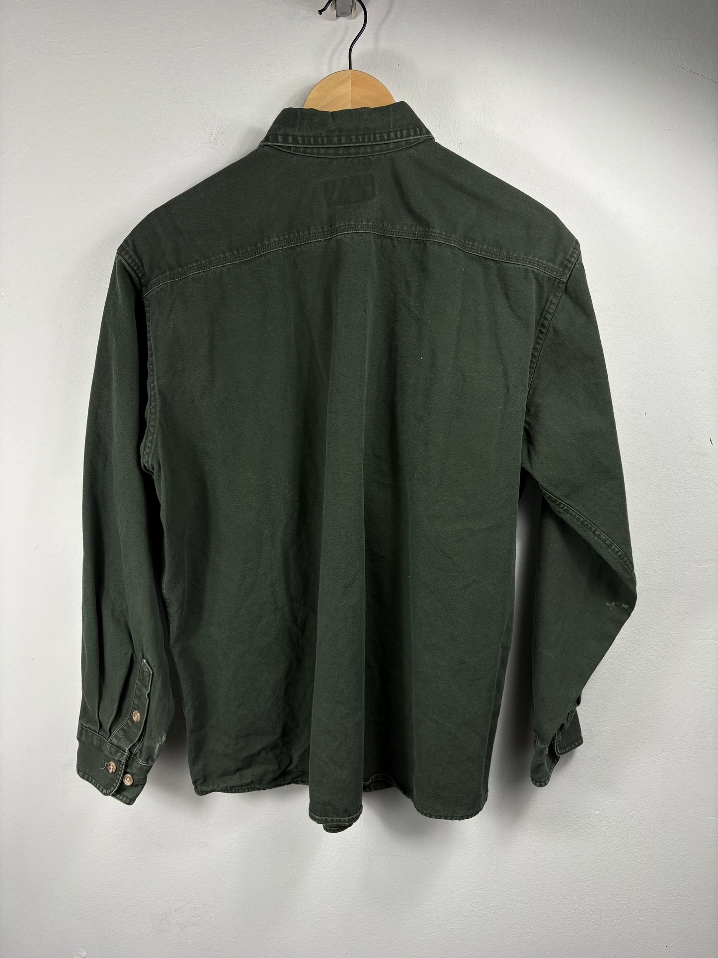 Cabela's Outdoor Shirt | Vintage Mallard Embroidered Button-Up | 100% Cotton Men's Workwear