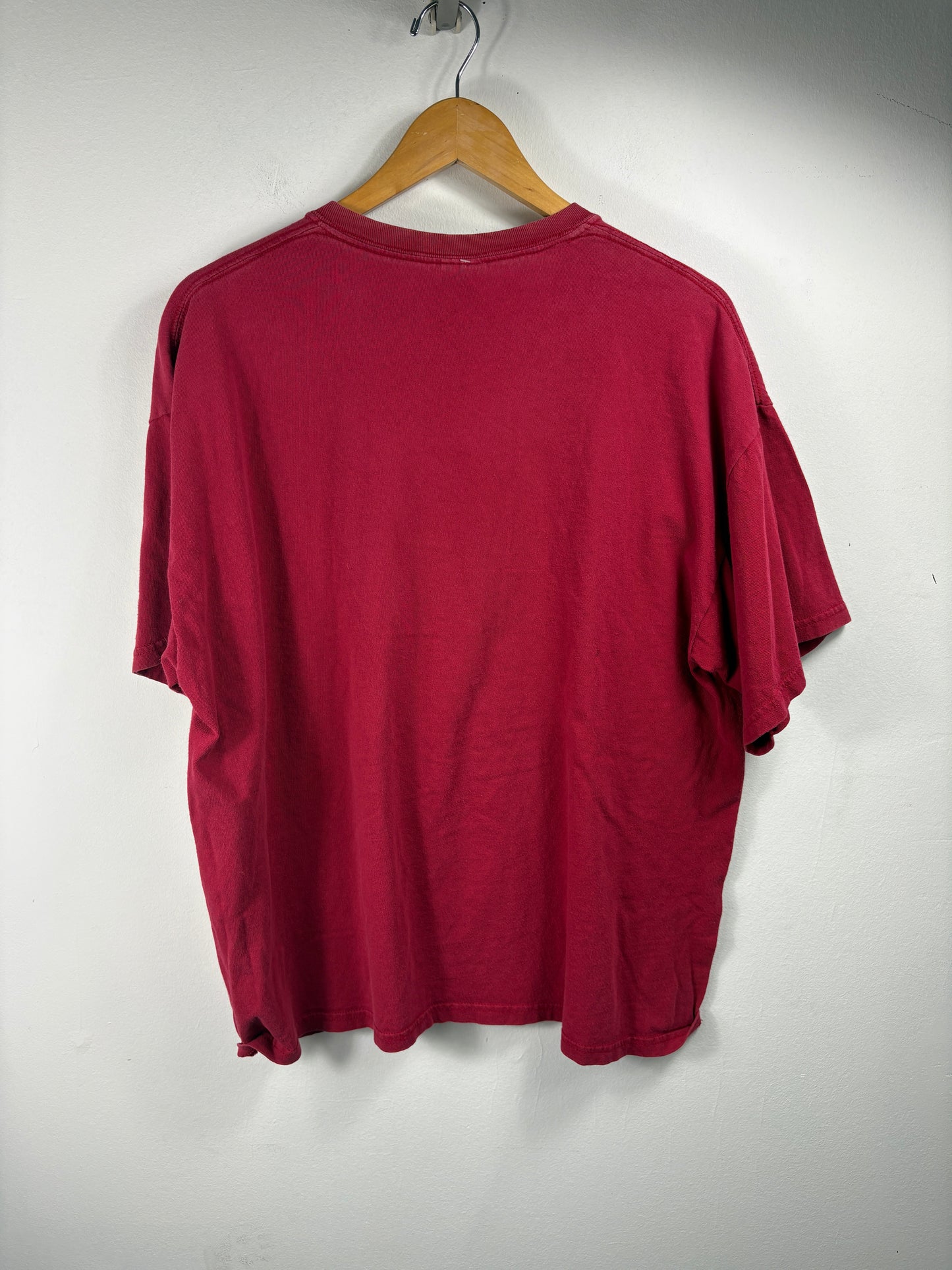 Inauguration Graphic T-Shirt | Vintage 2000s Presidential Event Maroon Tee | Classic USA History Top