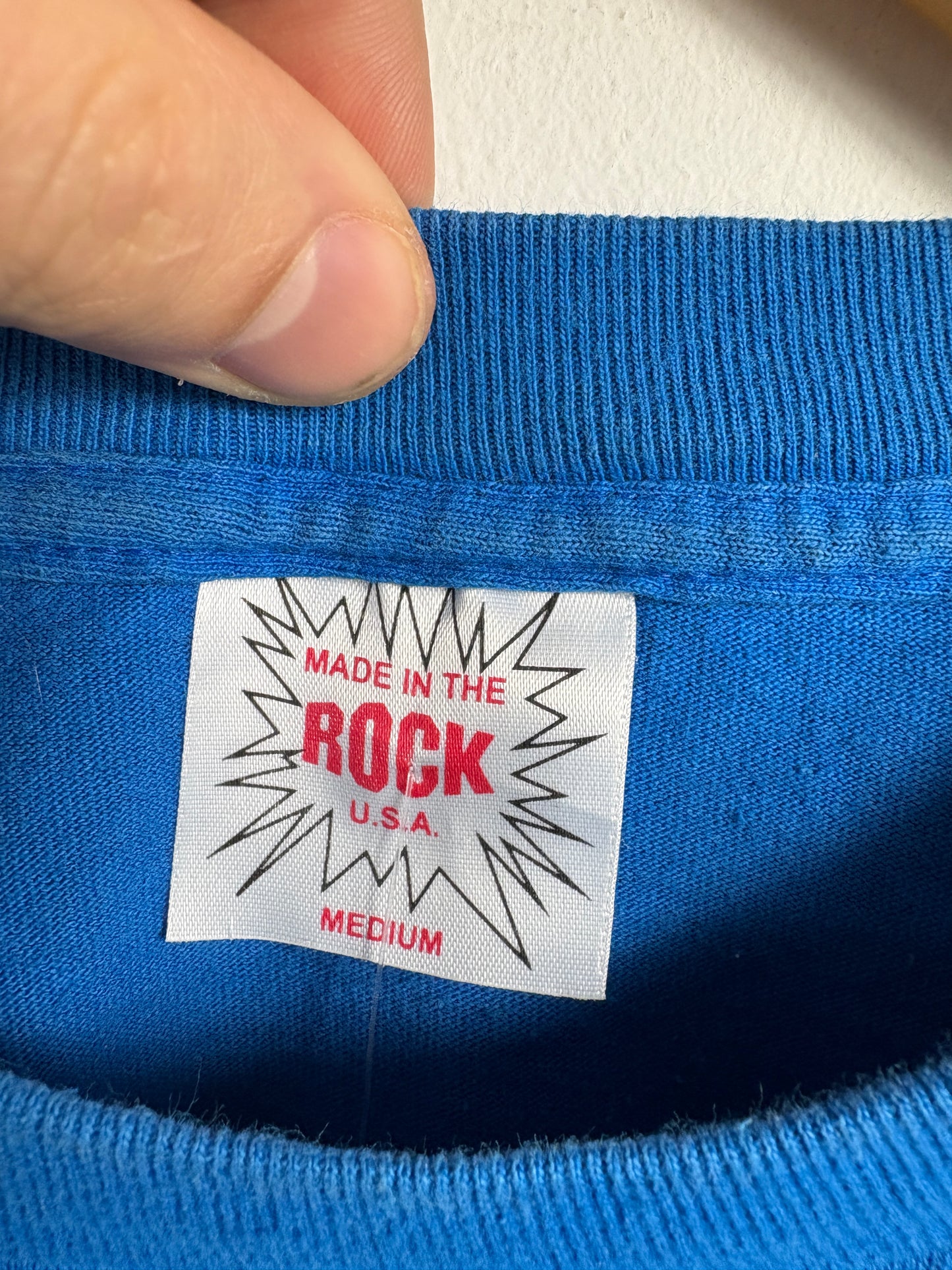 Rock Amazing-Grace T-Shirt | Vintage 90s Religious Graphic Tee | Blue Dove Cross Shirt