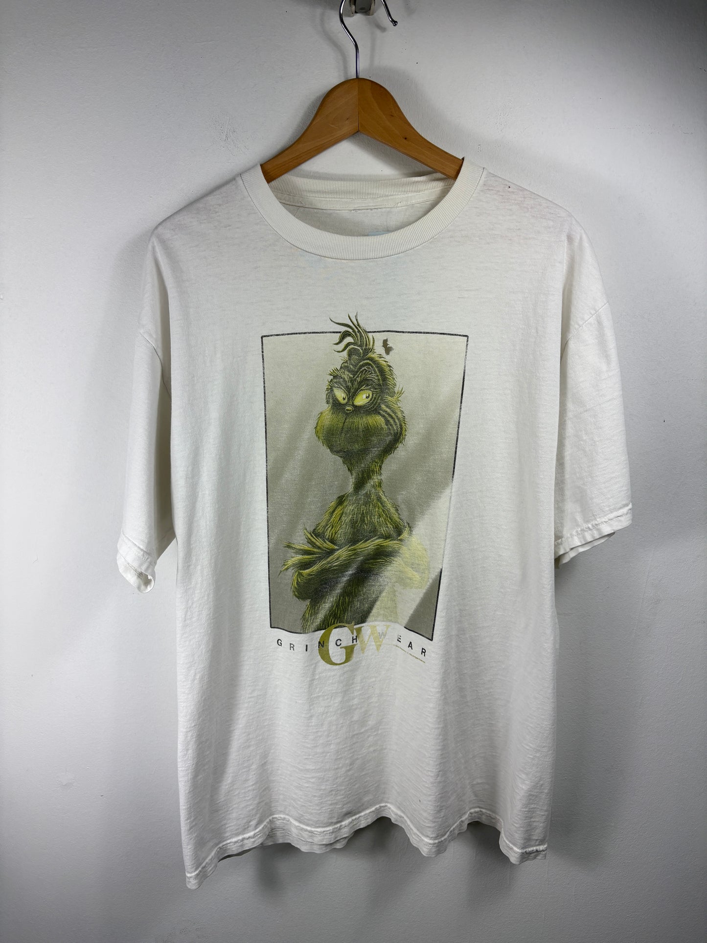 Grinch-Wear T-Shirt | Vintage 90s Grinch Graphic Tee | Classic Cartoon Short Sleeve Top
