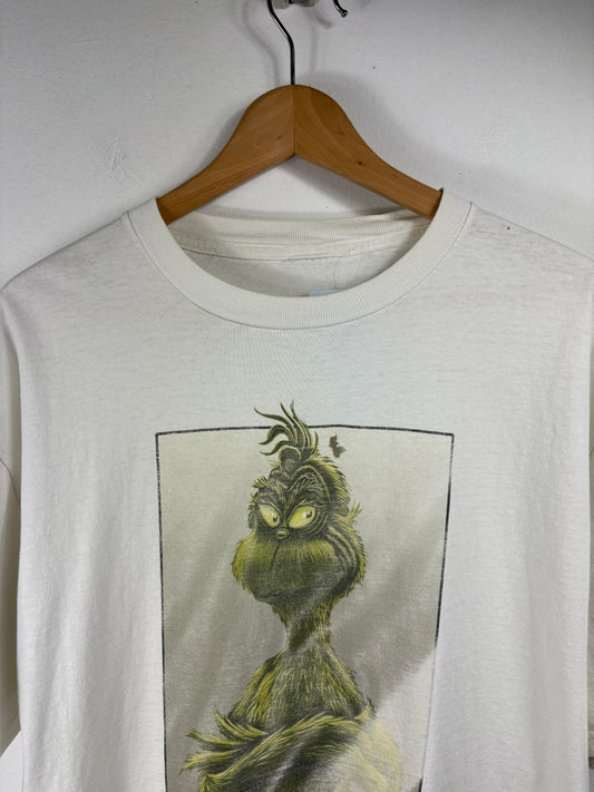 Grinch-Wear T-Shirt | Vintage 90s Grinch Graphic Tee | Classic Cartoon Short Sleeve Top