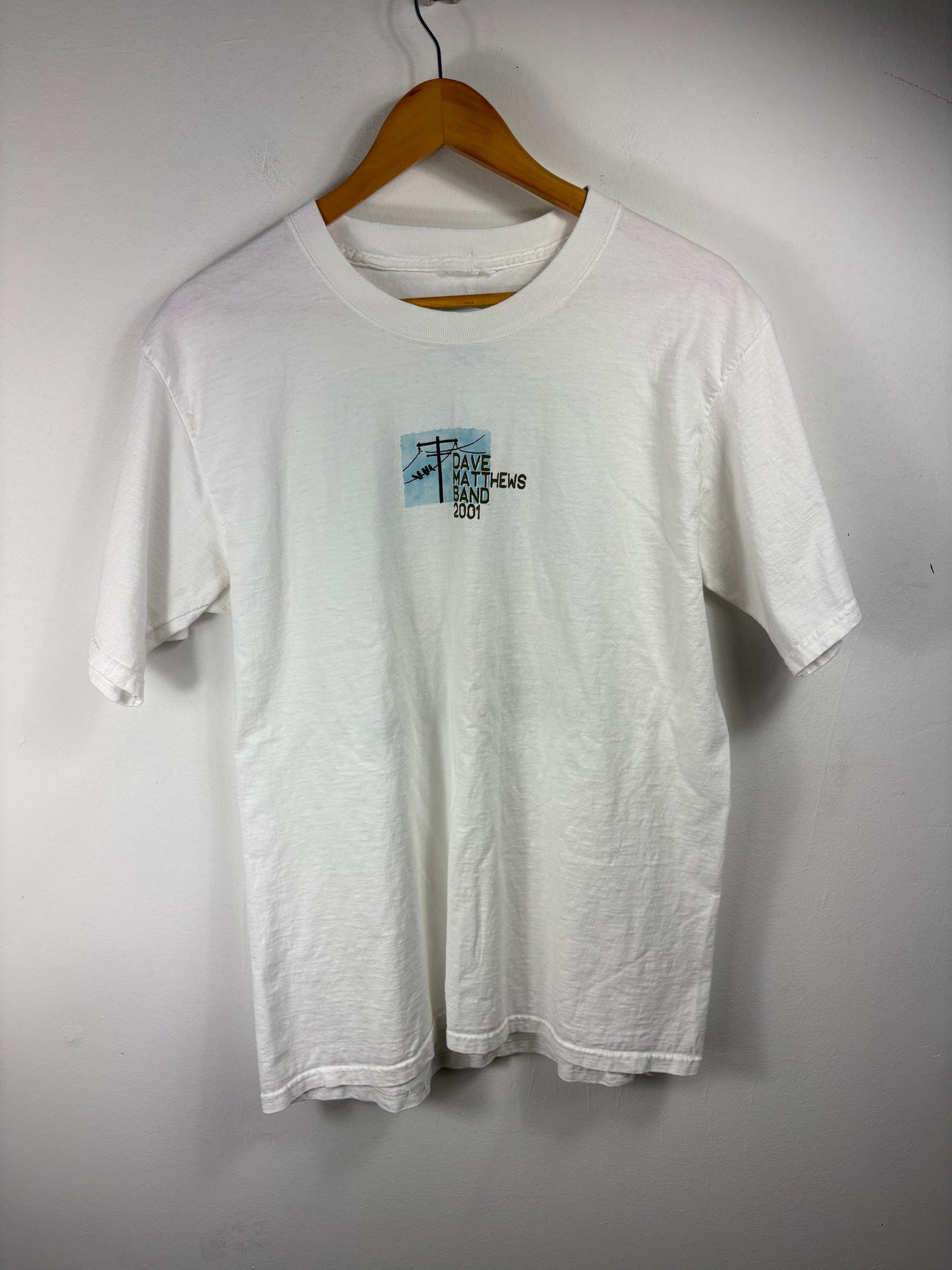 Dave-Matthews-Band T-Shirt | Vintage 2001 Concert Tour Graphic Tee | Classic Band Merchandise