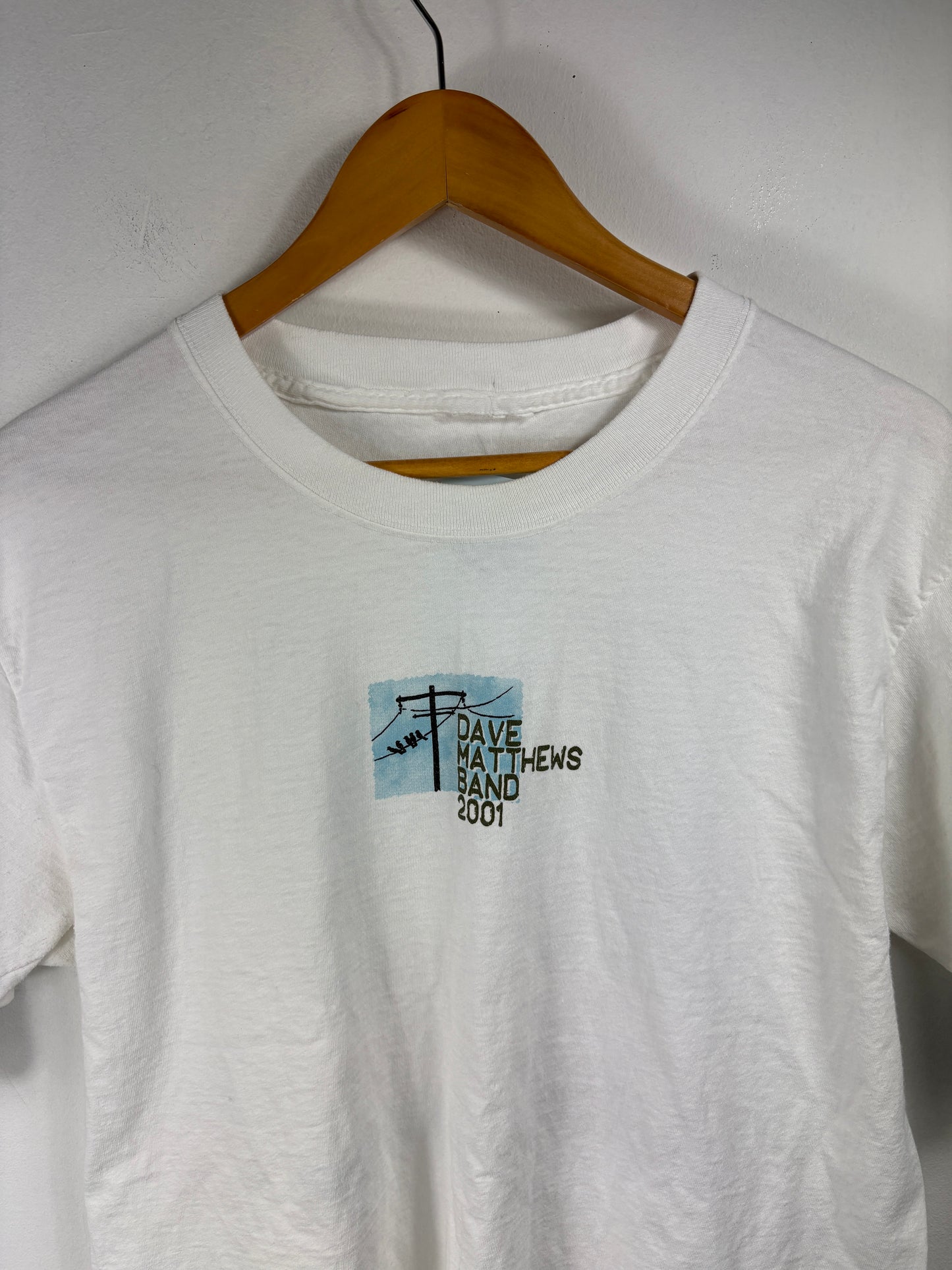 Dave-Matthews-Band T-Shirt | Vintage 2001 Concert Tour Graphic Tee | Classic Band Merchandise