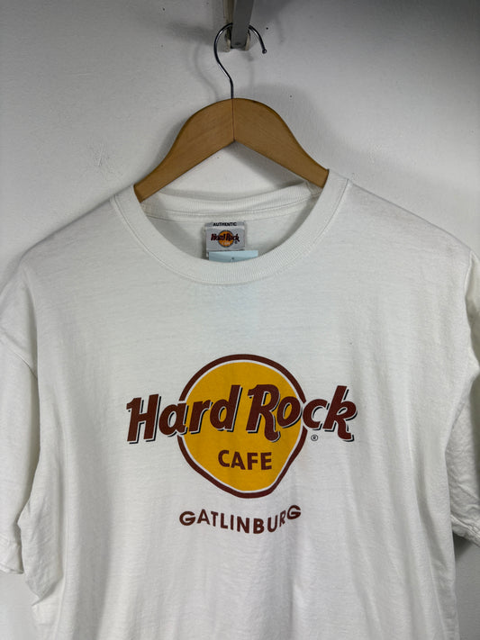 Hard-Rock-Cafe Gatlinburg T-Shirt | Vintage 90s Classic Logo Tee | Retro Music Memorabilia Collectible