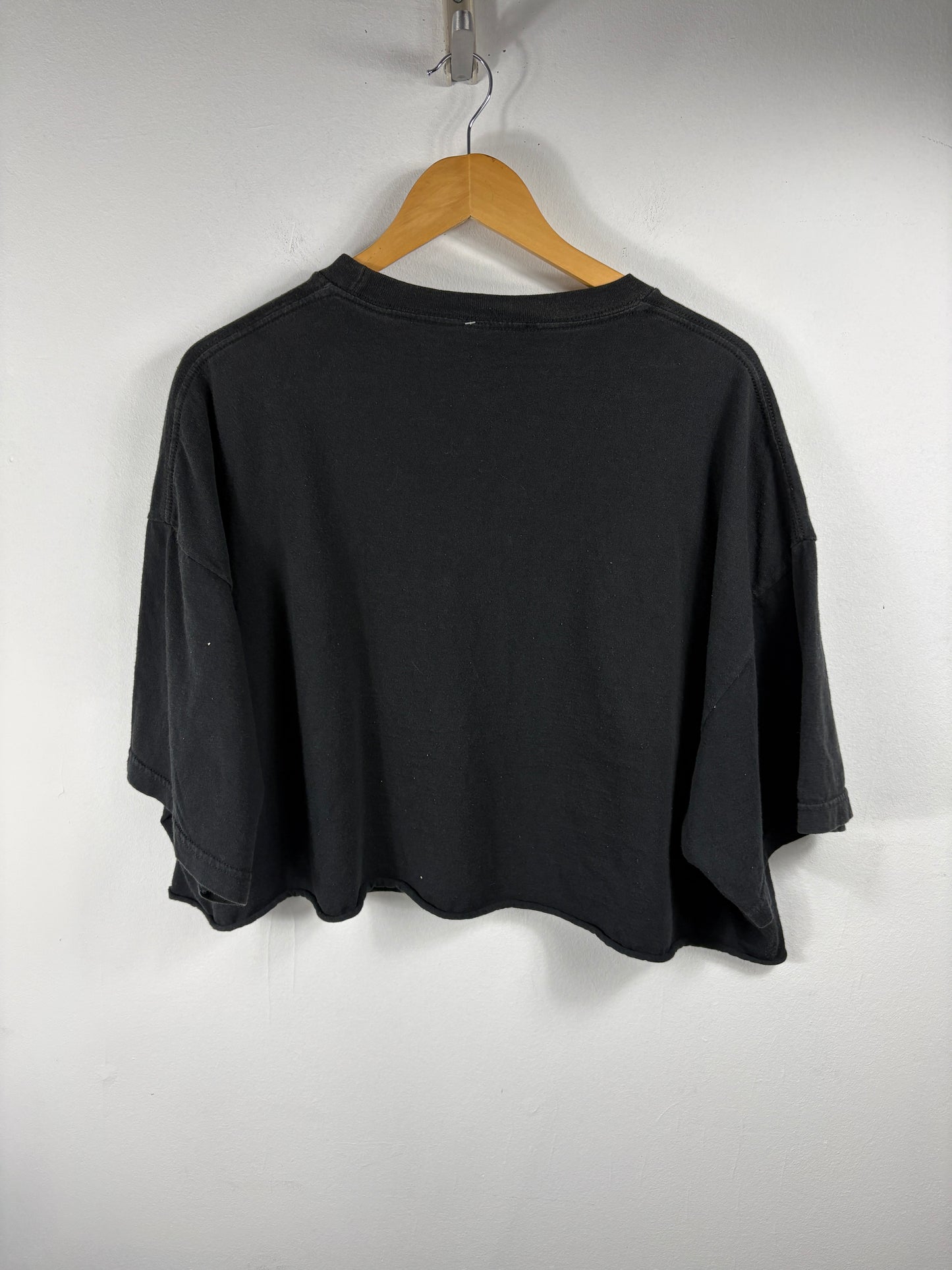 Big Guys Graphic T-Shirt | Vintage Bold Slogan Cropped Tee | Retro Cutoff Novelty Statement Top