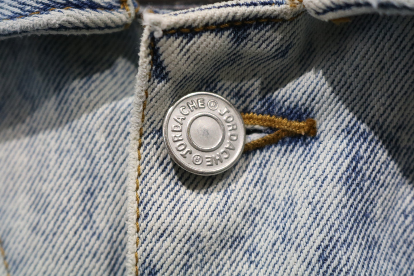 Jordache Denim Trucker Jacket | Vintage 90s Acid Wash Jean Jacket | Classic Light Wash Outerwear