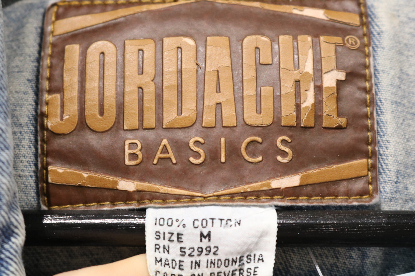 Jordache Denim Trucker Jacket | Vintage 90s Acid Wash Jean Jacket | Classic Light Wash Outerwear