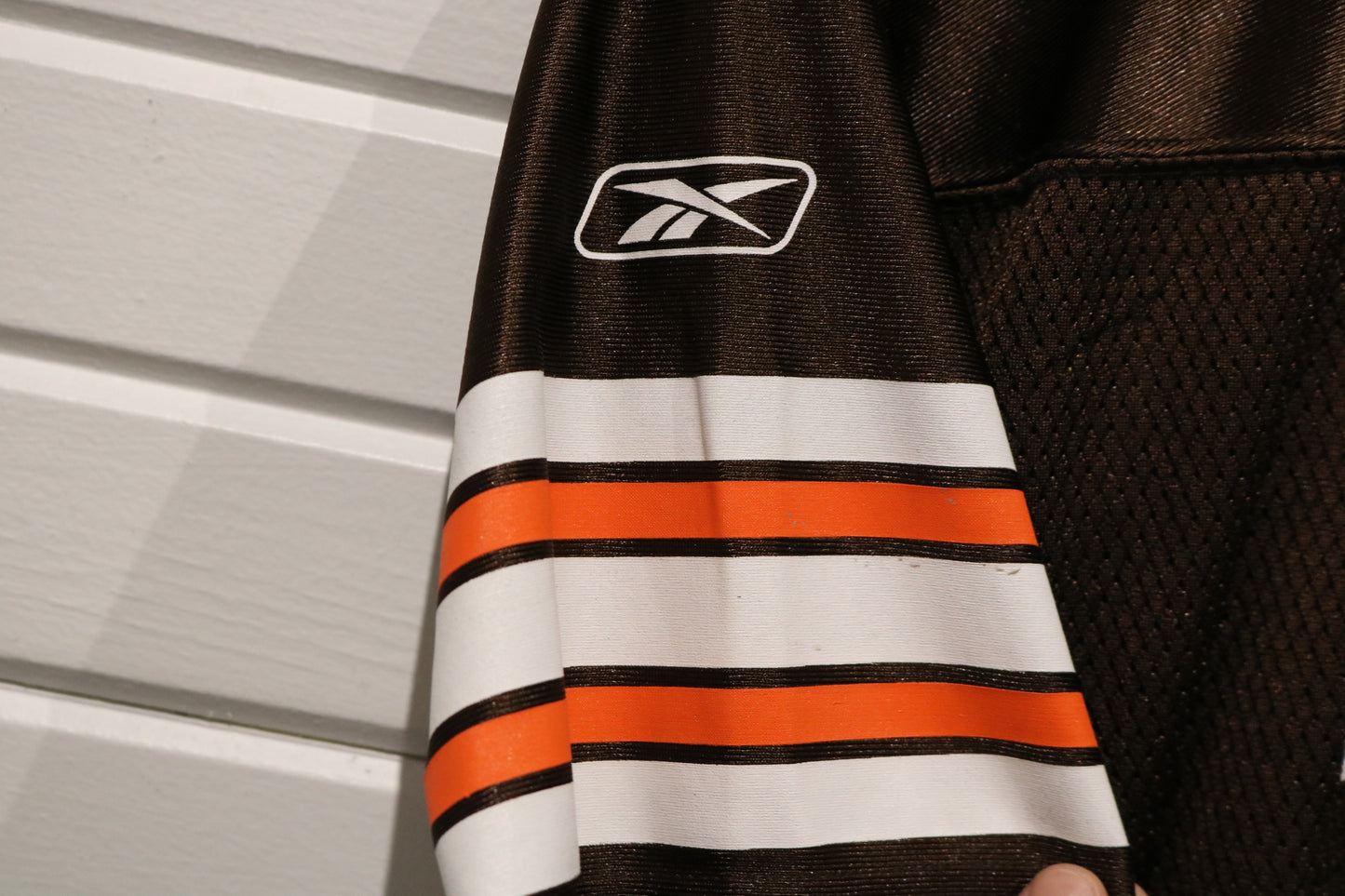 Vintage Cleveland-Browns Couch Jersey | 2000s NFL Mesh Football Shirt | Brown And Orange Reebok On-Field