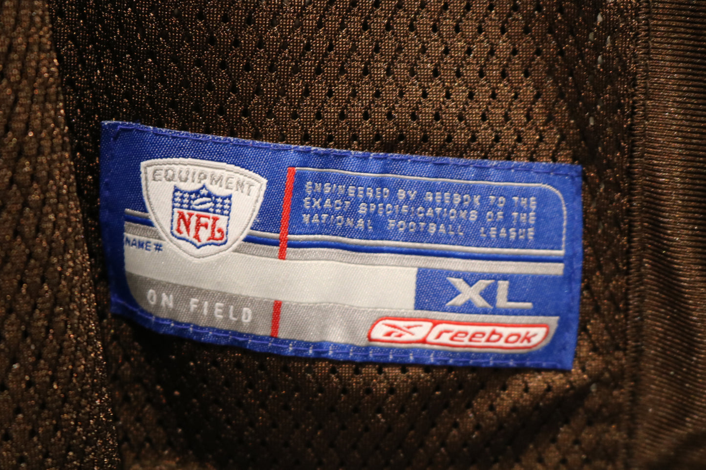 Vintage Cleveland-Browns Couch Jersey | 2000s NFL Mesh Football Shirt | Brown And Orange Reebok On-Field