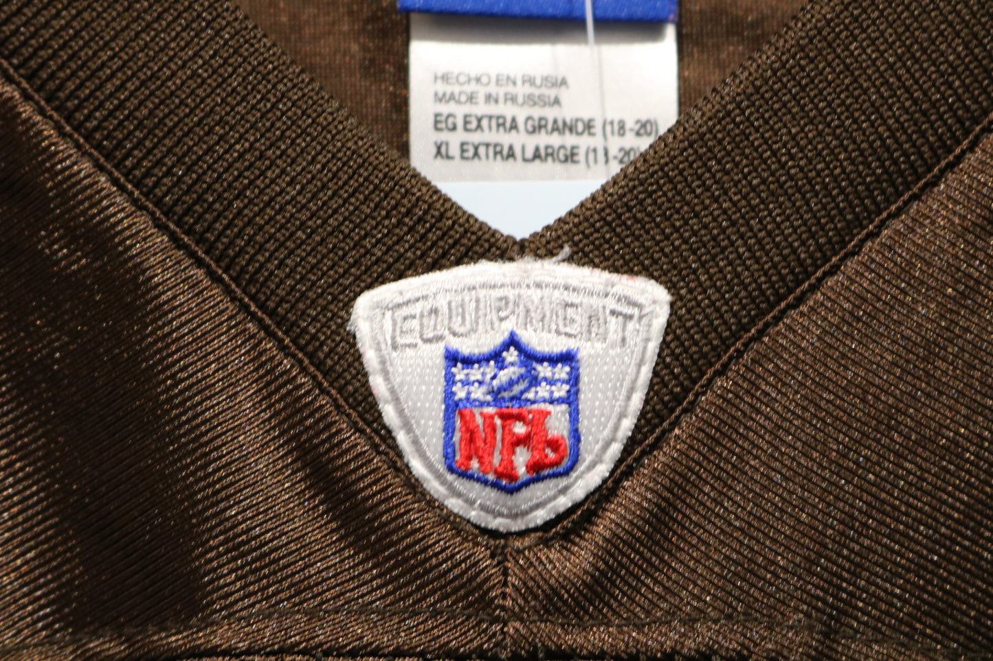 Vintage Cleveland-Browns Couch Jersey | 2000s NFL Mesh Football Shirt | Brown And Orange Reebok On-Field