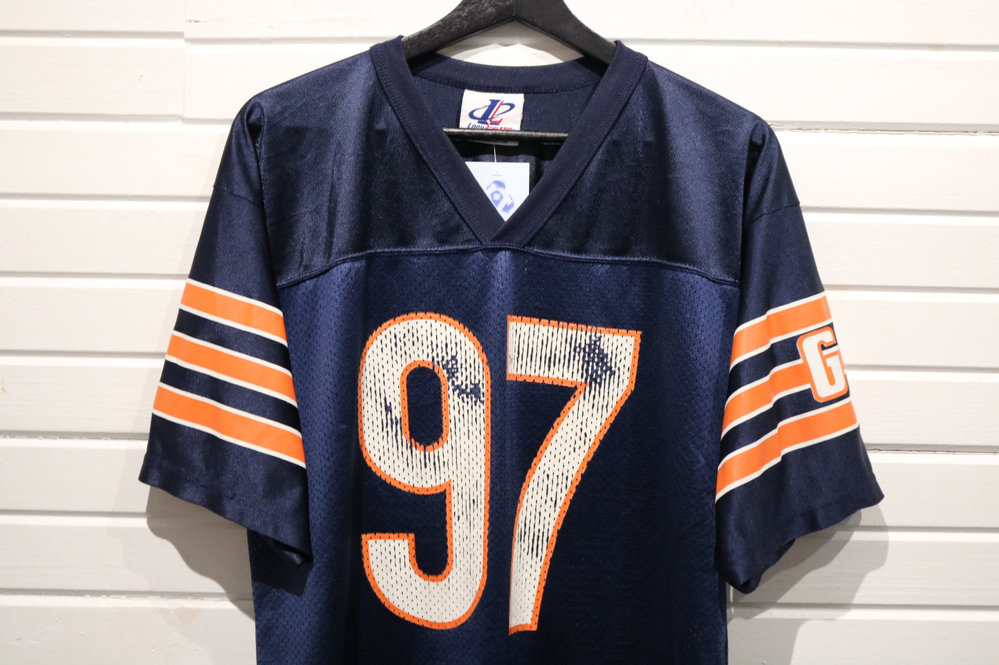 Chicago Bears Zorich Jersey | Vintage 1990s Mesh Football Shirt | Distressed Number 97 Sportswear