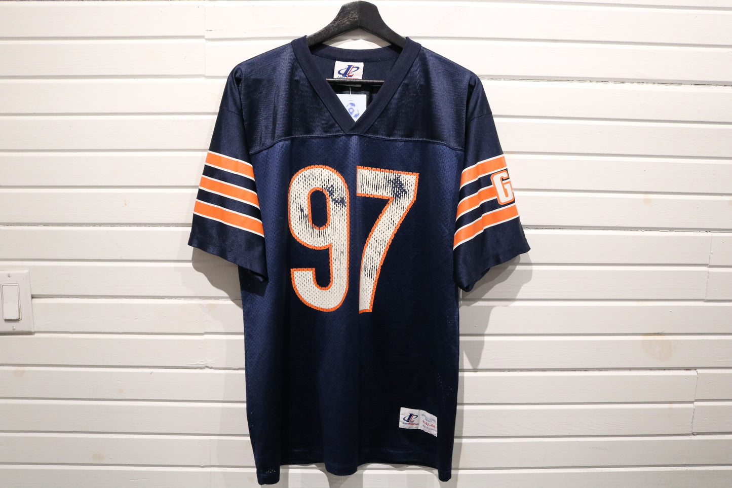 Chicago Bears Zorich Jersey | Vintage 1990s Mesh Football Shirt | Distressed Number 97 Sportswear