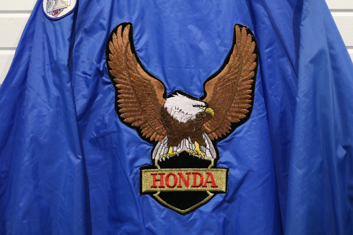 Honda Eagle Patch Jacket | Vintage 90s Embroidered Racing Bomber | Motorsport Club District 11