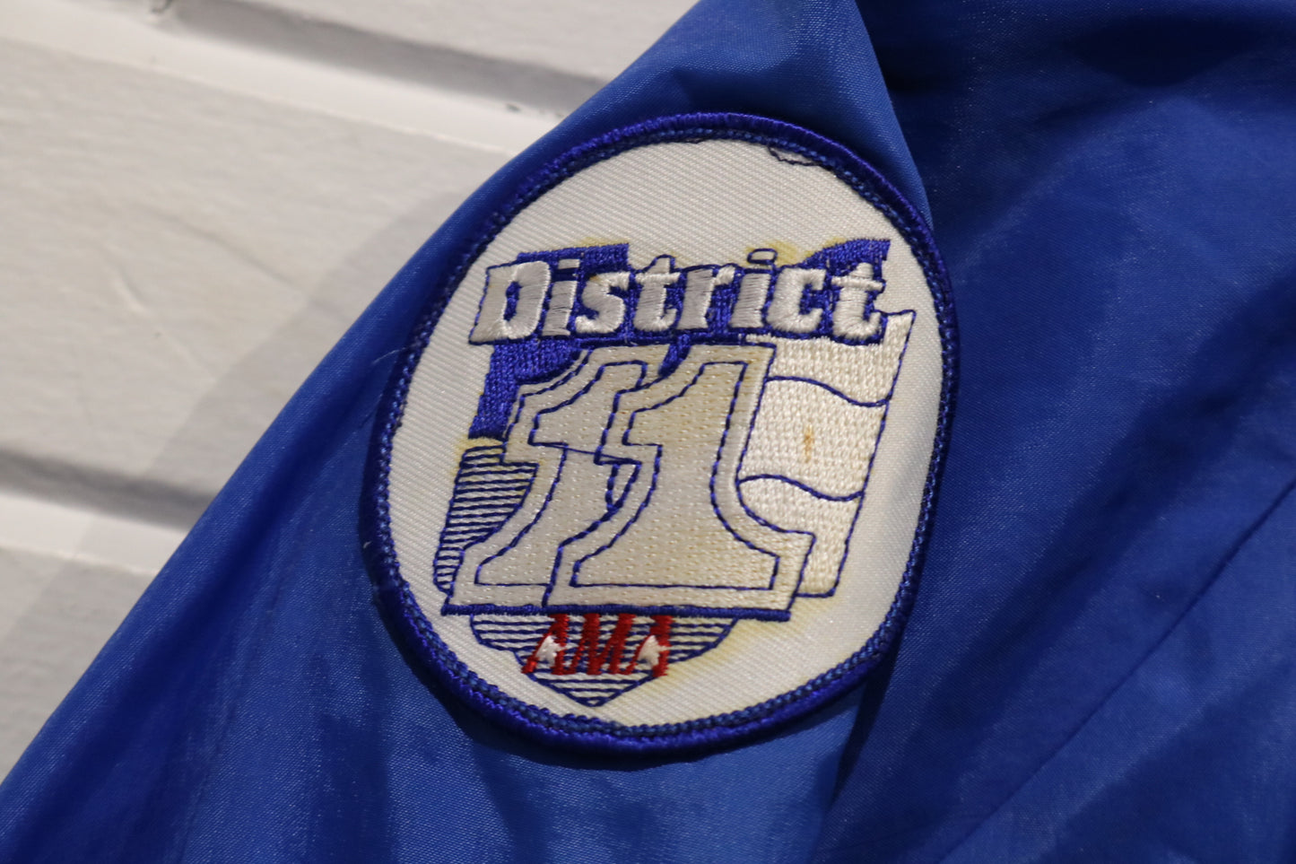 Honda Eagle Patch Jacket | Vintage 90s Embroidered Racing Bomber | Motorsport Club District 11