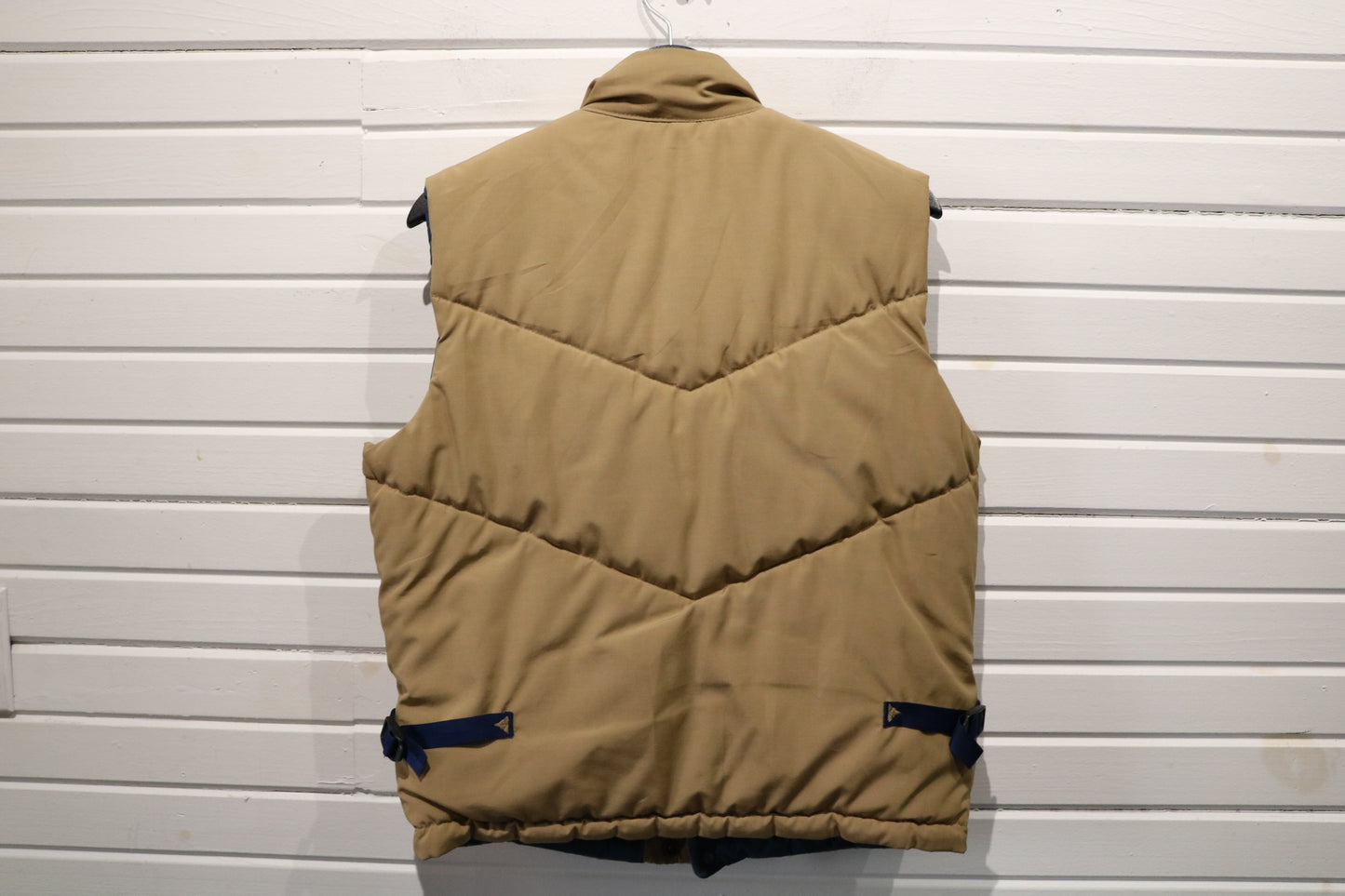 Cannondale Insulated Puffer Vest | Vintage 80s Outdoor Quilted Down Vest | Tan Utility Outerwear