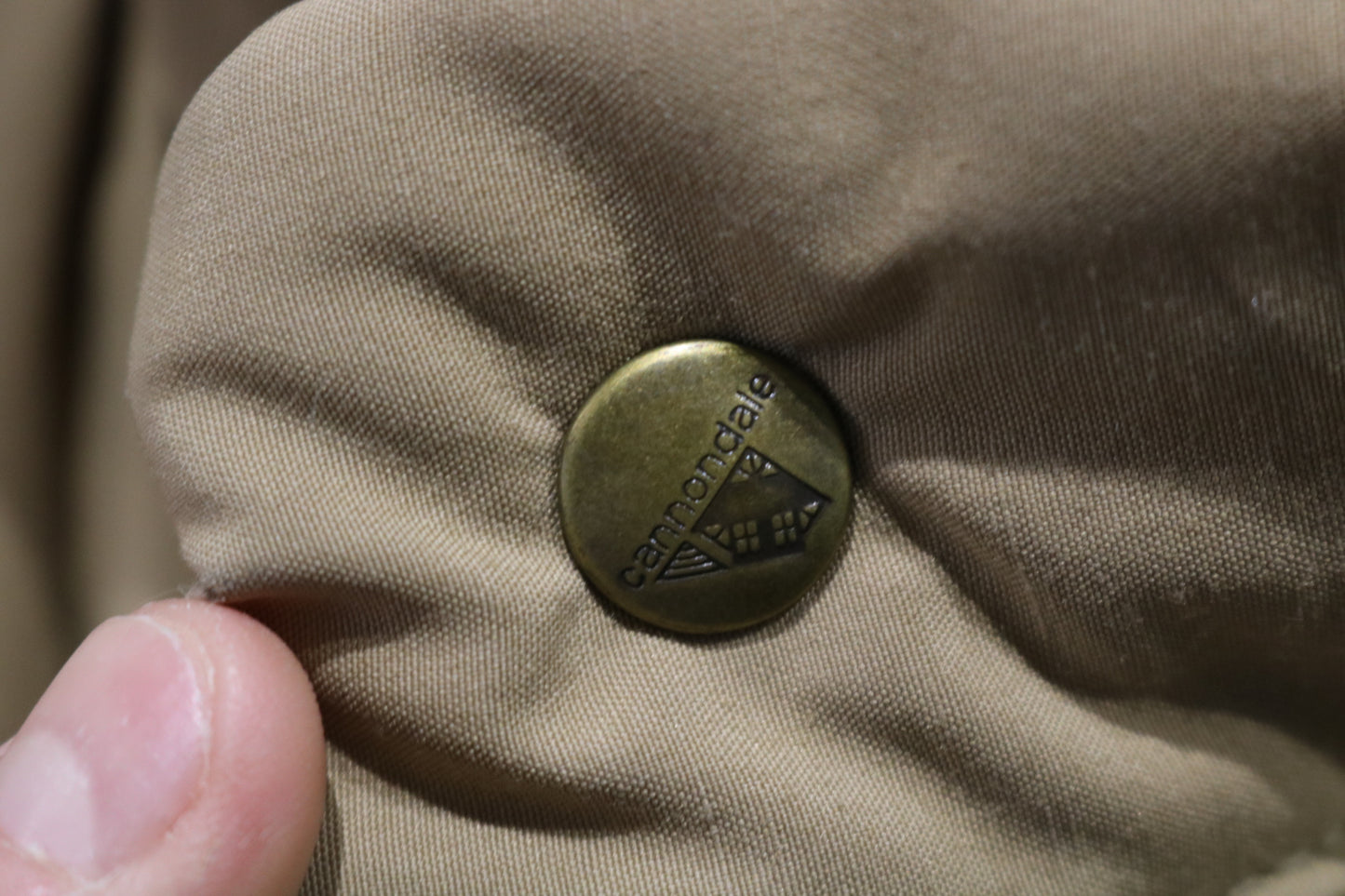 Cannondale Insulated Puffer Vest | Vintage 80s Outdoor Quilted Down Vest | Tan Utility Outerwear