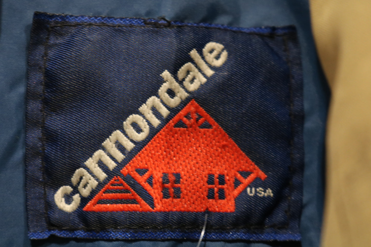 Cannondale Insulated Puffer Vest | Vintage 80s Outdoor Quilted Down Vest | Tan Utility Outerwear