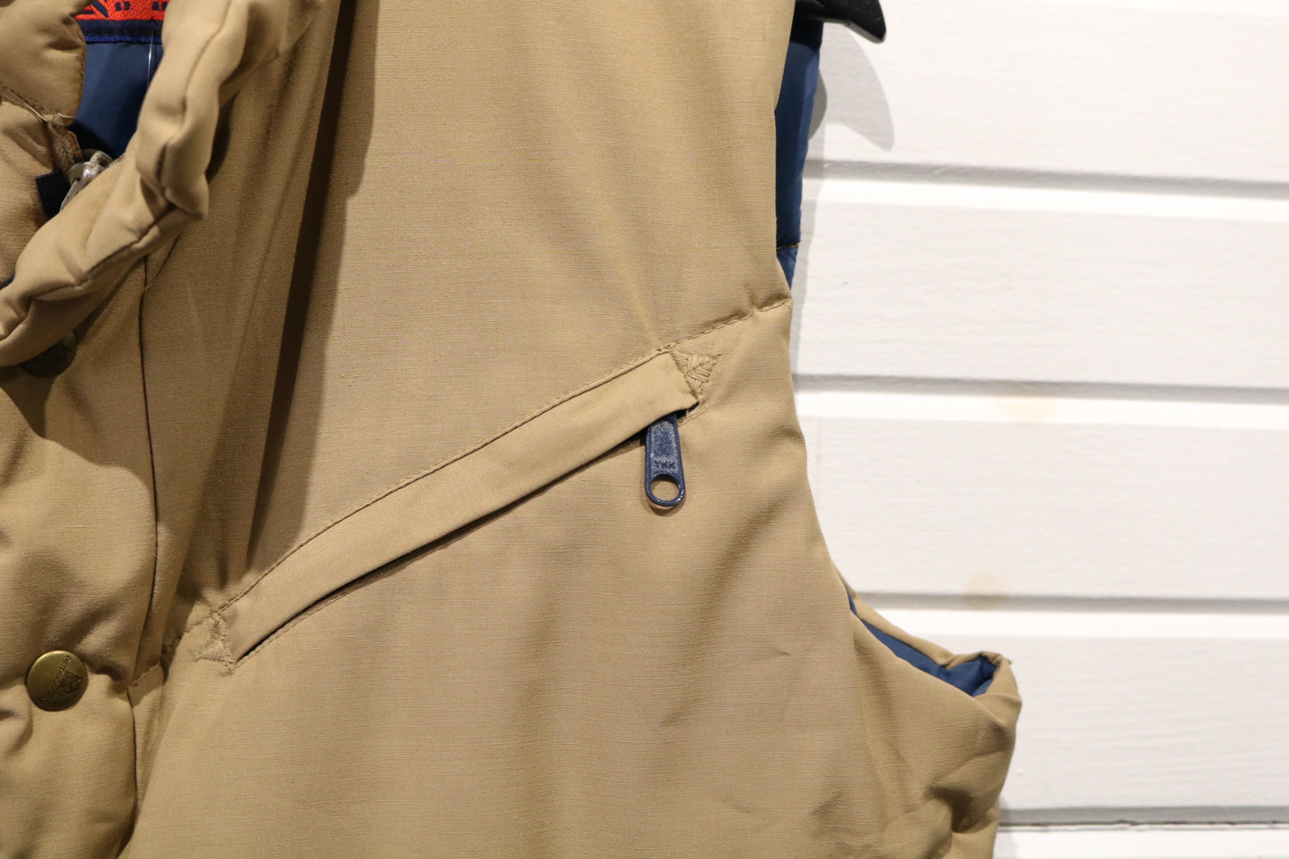 Cannondale Insulated Puffer Vest | Vintage 80s Outdoor Quilted Down Vest | Tan Utility Outerwear