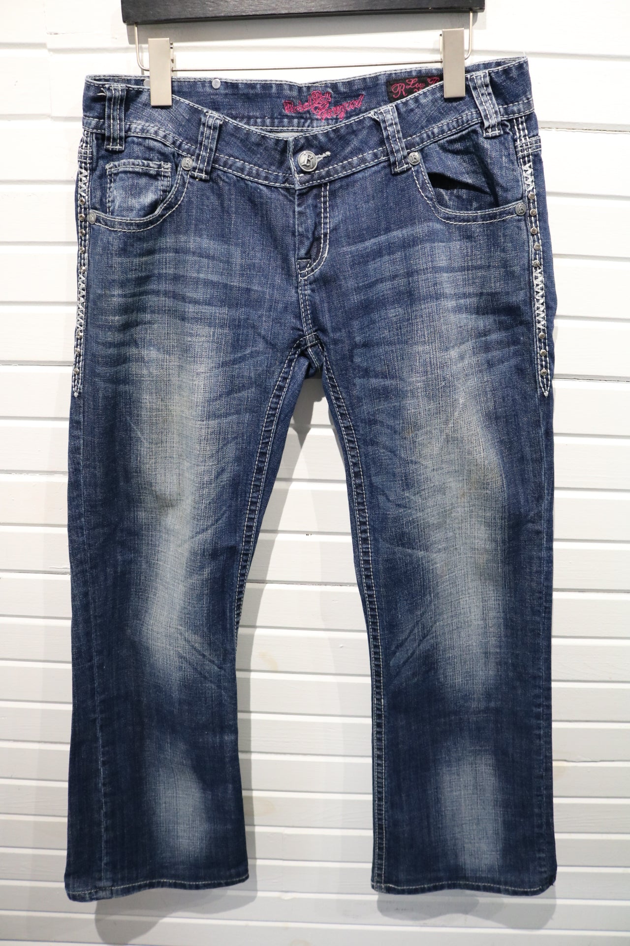 Rock-and-roll-cowgirl Jeans | Vintage Embellished Bootcut Denim Pants | Western Style Clothing