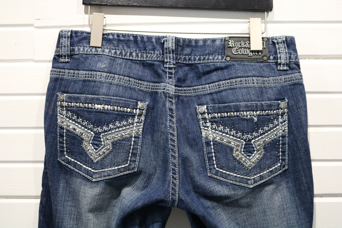 Rock-and-roll-cowgirl Jeans | Vintage Embellished Bootcut Denim Pants | Western Style Clothing