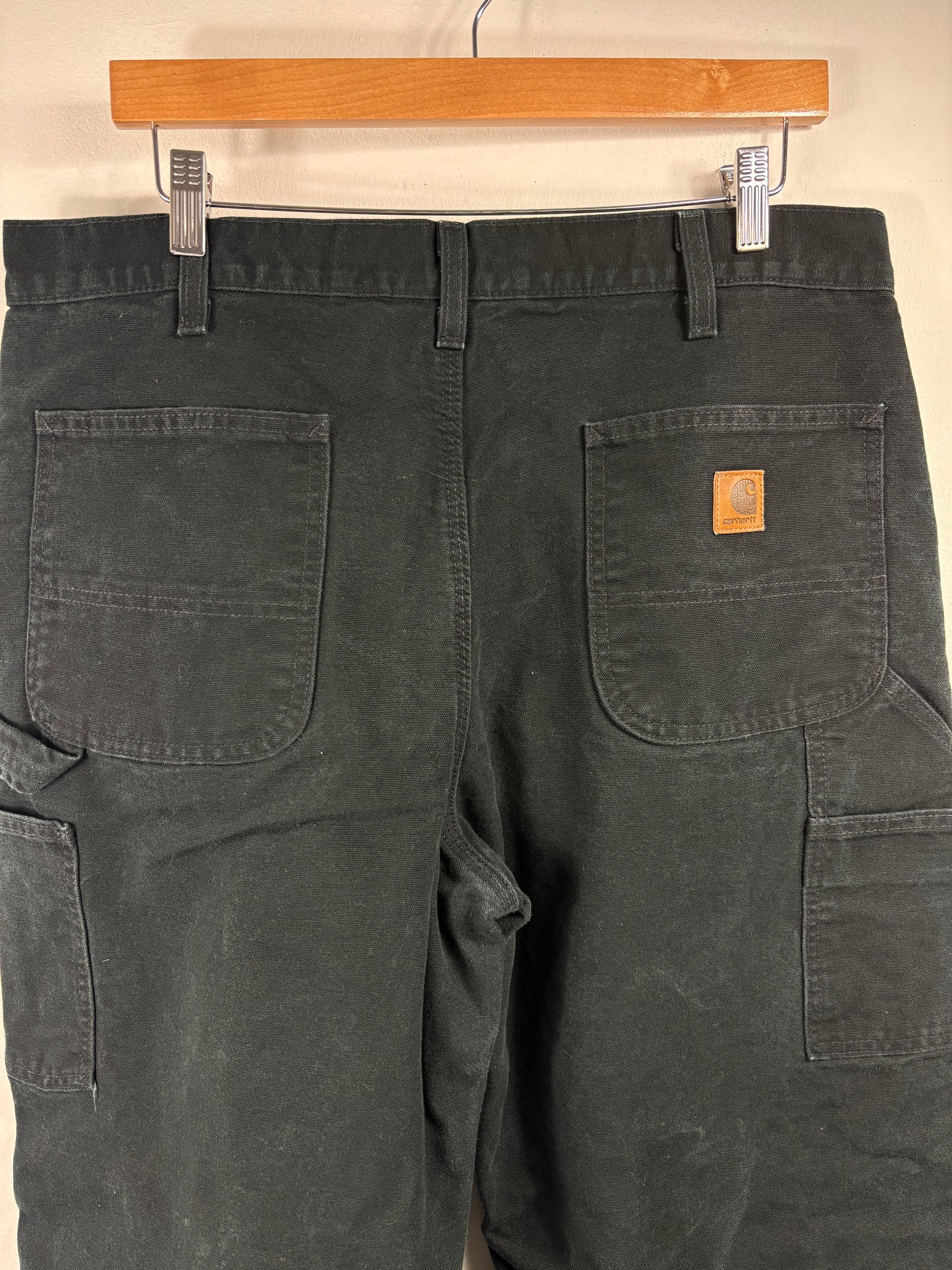 Carhartt Double Knee Pants | Vintage Workwear Flannel Lined Carpenter Trouser | Rugged Utility Bottoms
