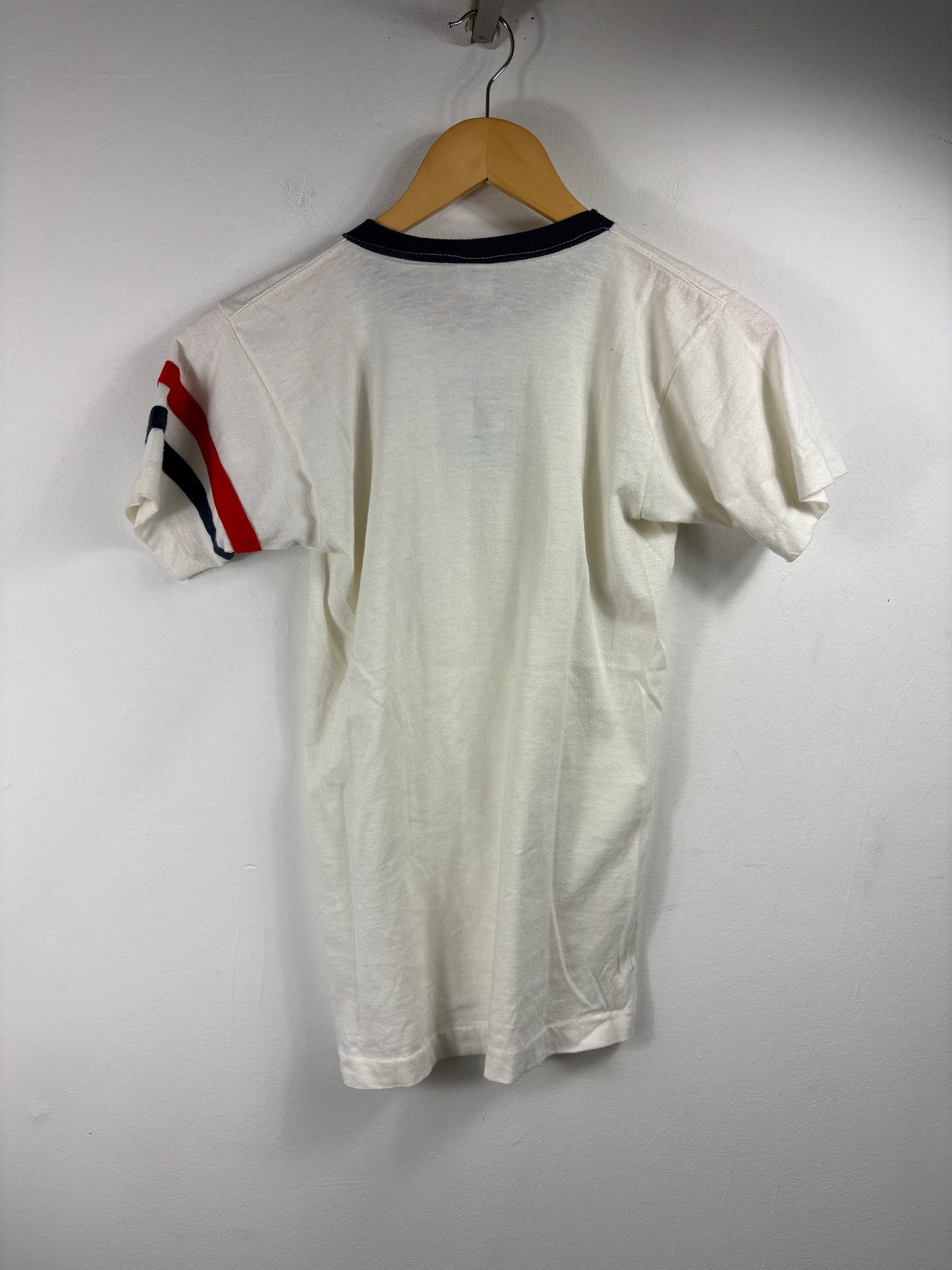 Oklahoma Ringer T-Shirt | Vintage 1970s Americana Graphic Tee | Retro Sports Style Shirt