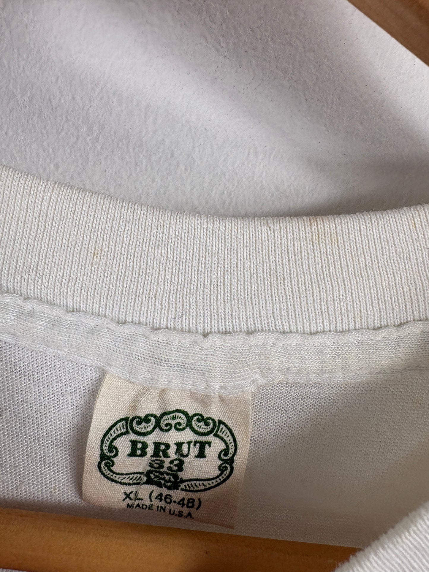 Brut Graphic T-Shirt | Vintage 1980s Hand-Painted Face Art Tee | Unique Artist Design Collectible