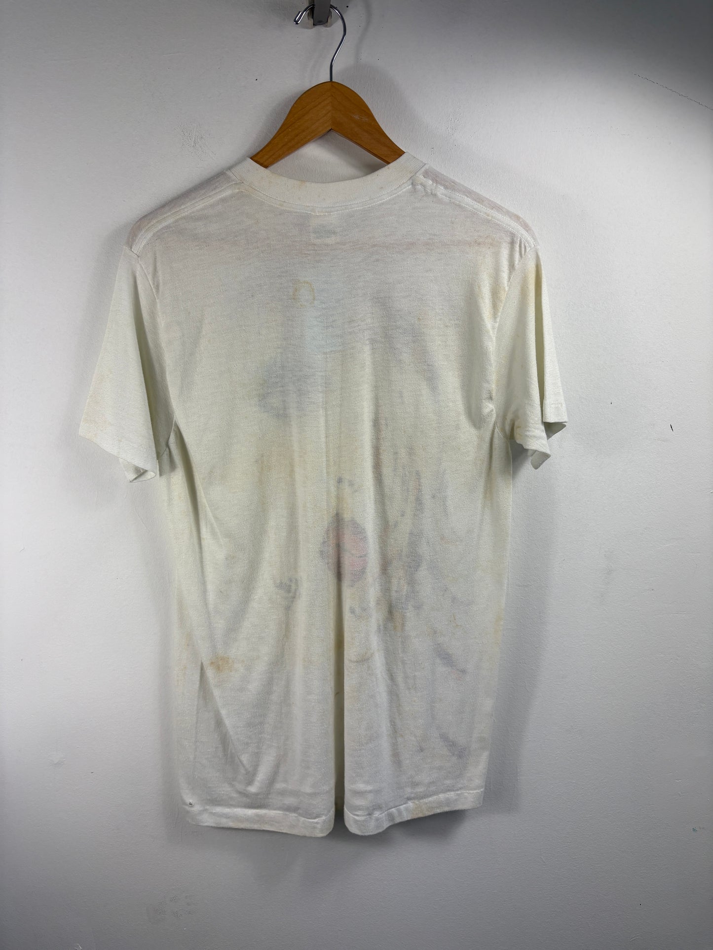 Brut Graphic T-Shirt | Vintage 1980s Hand-Painted Face Art Tee | Unique Artist Design Collectible