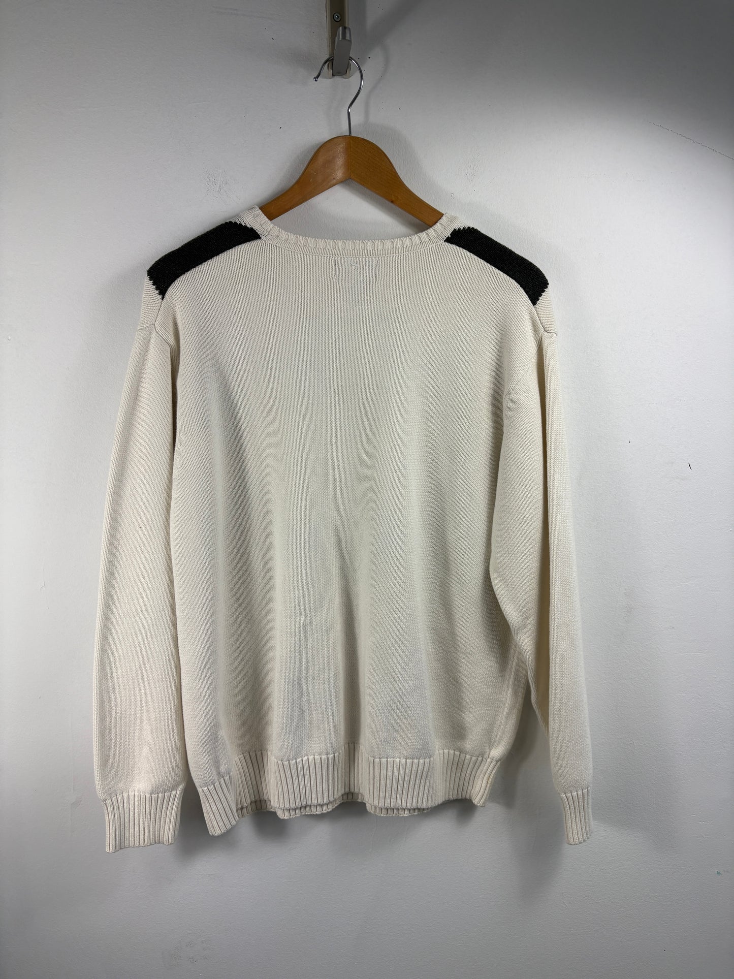 Alexander-Julian Colours Sweater | Vintage Argyle Knit Pullover | Classic Preppy Long Sleeve Top