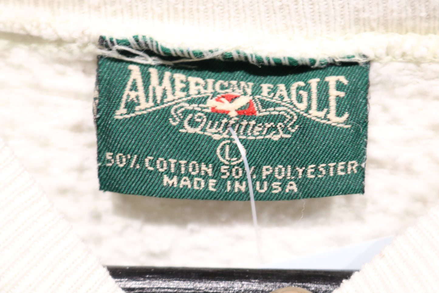 American-Eagle Alaska Dogsled Racing Sweatshirt | Vintage 1990s Sled Team Graphic Pullover | Winter Outdoor Crewneck